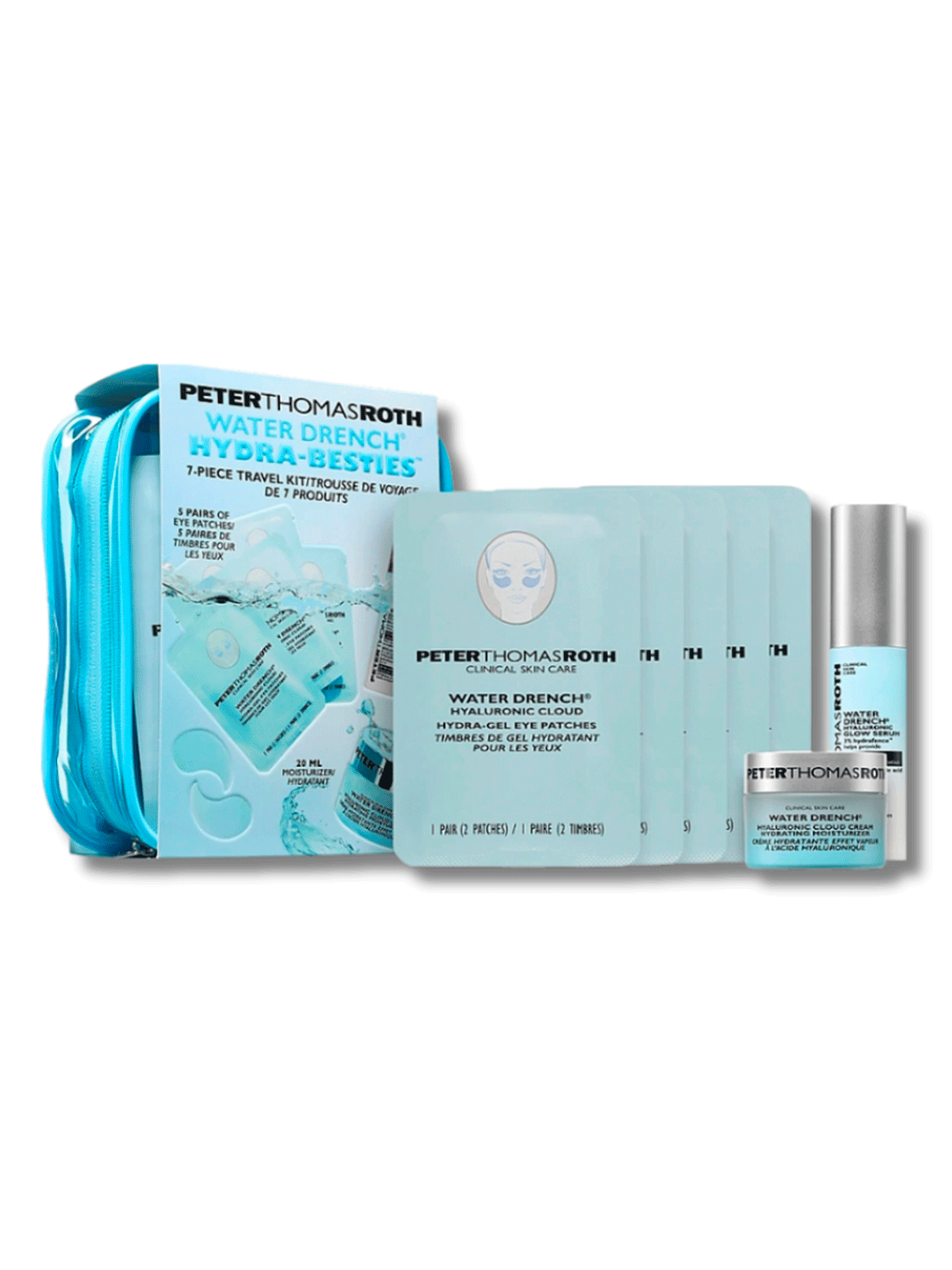 Набор Peter Thomas Roth Water Drench Hydra Besties 7-Piece Travel Kit