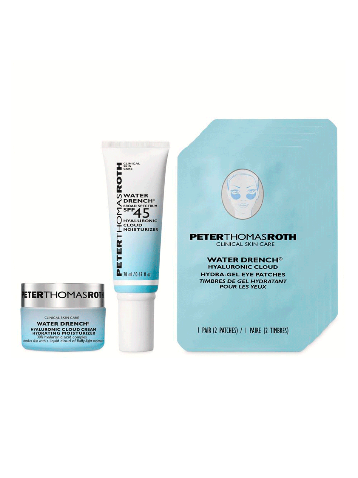 Набор Peter Thomas Roth Water Drench Hydra Besties 7-Piece Travel Kit