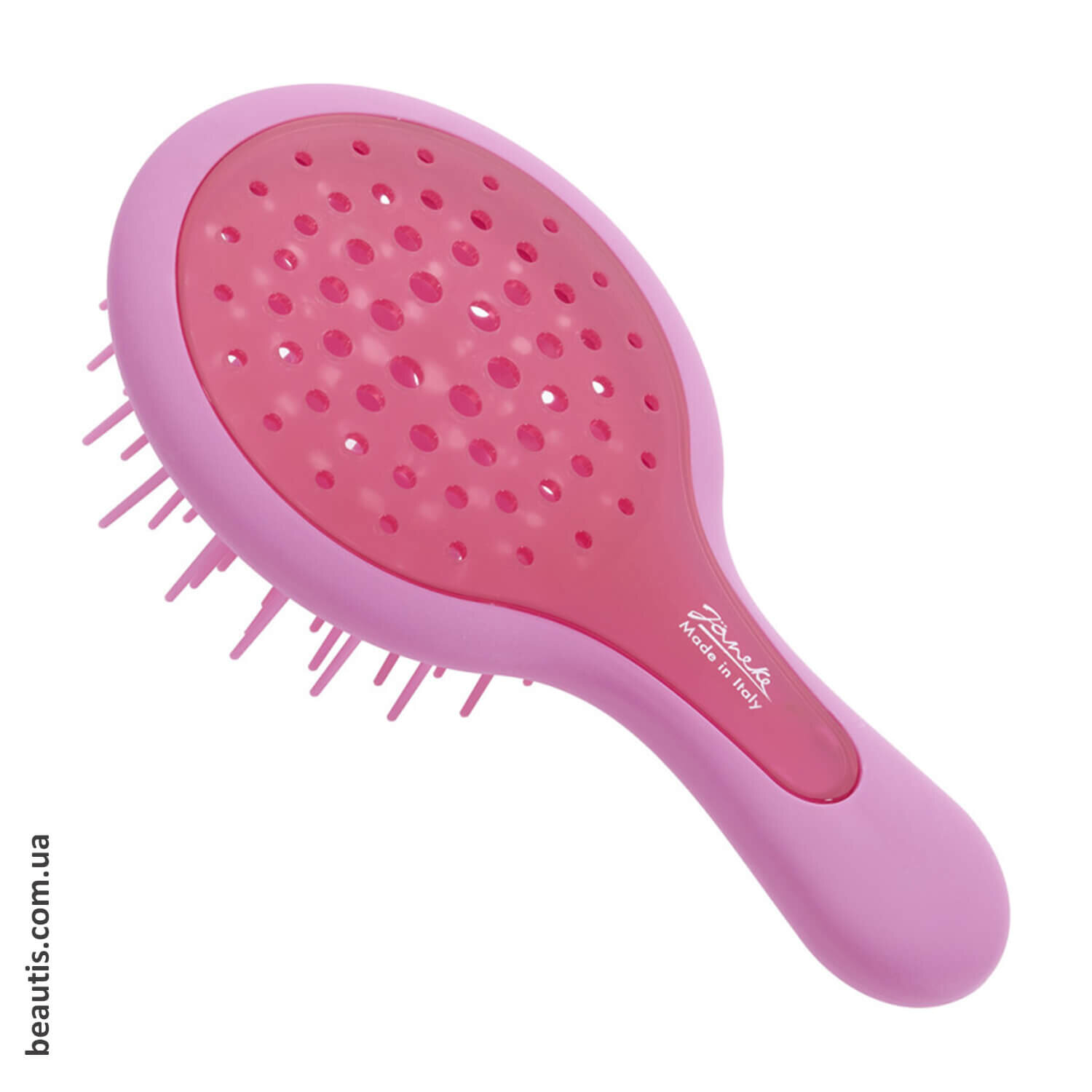 Мини расческа нежно розовая Janeke MINI Superbrush Pale-Pink
