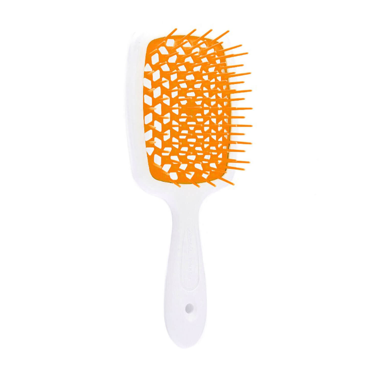 Расческа Janeke Superbrush White and Orange (бело-оранжевая)