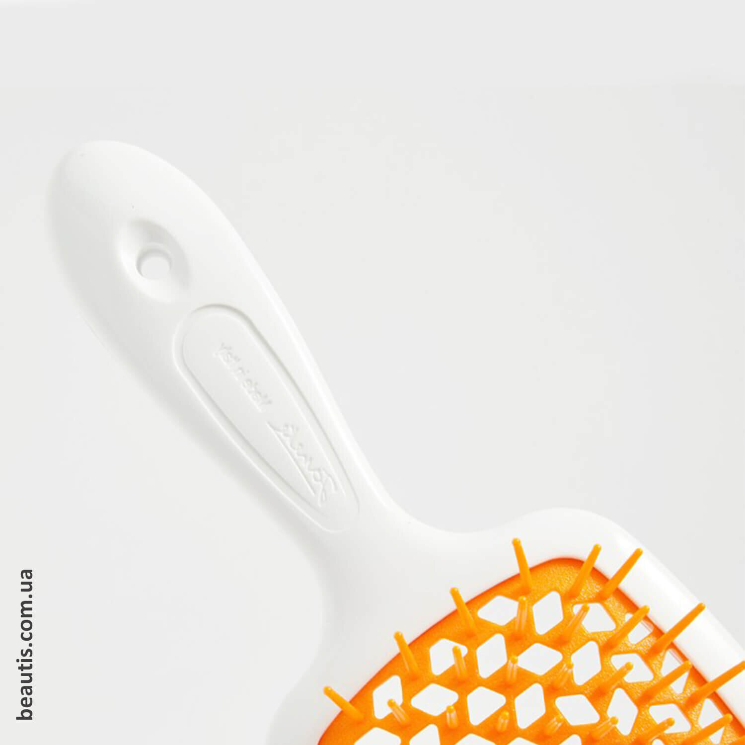 Расческа Janeke Superbrush White and Orange (бело-оранжевая)