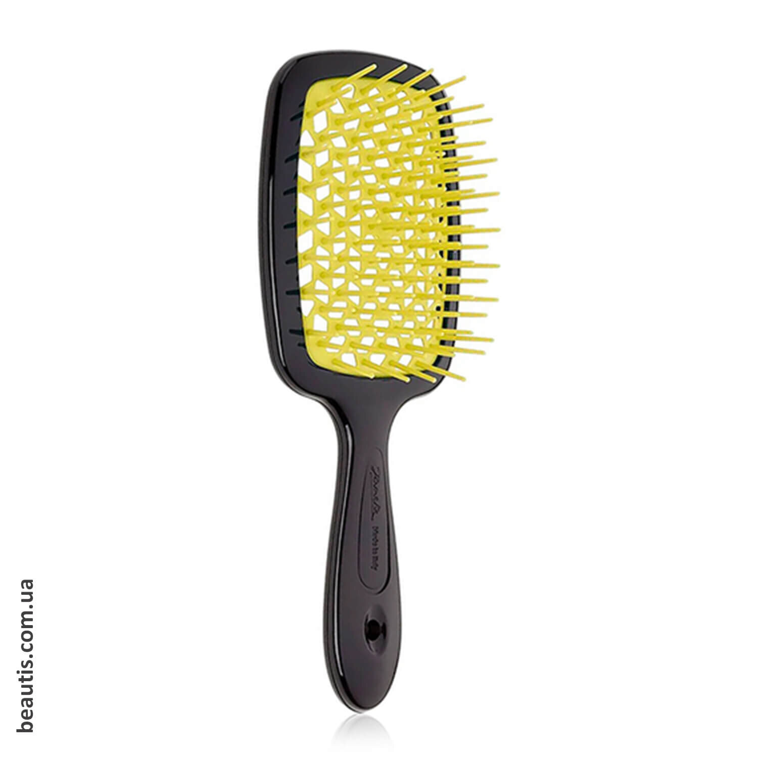 Расческа Janeke Superbrush Standart Black Yellow (черный-желтый)