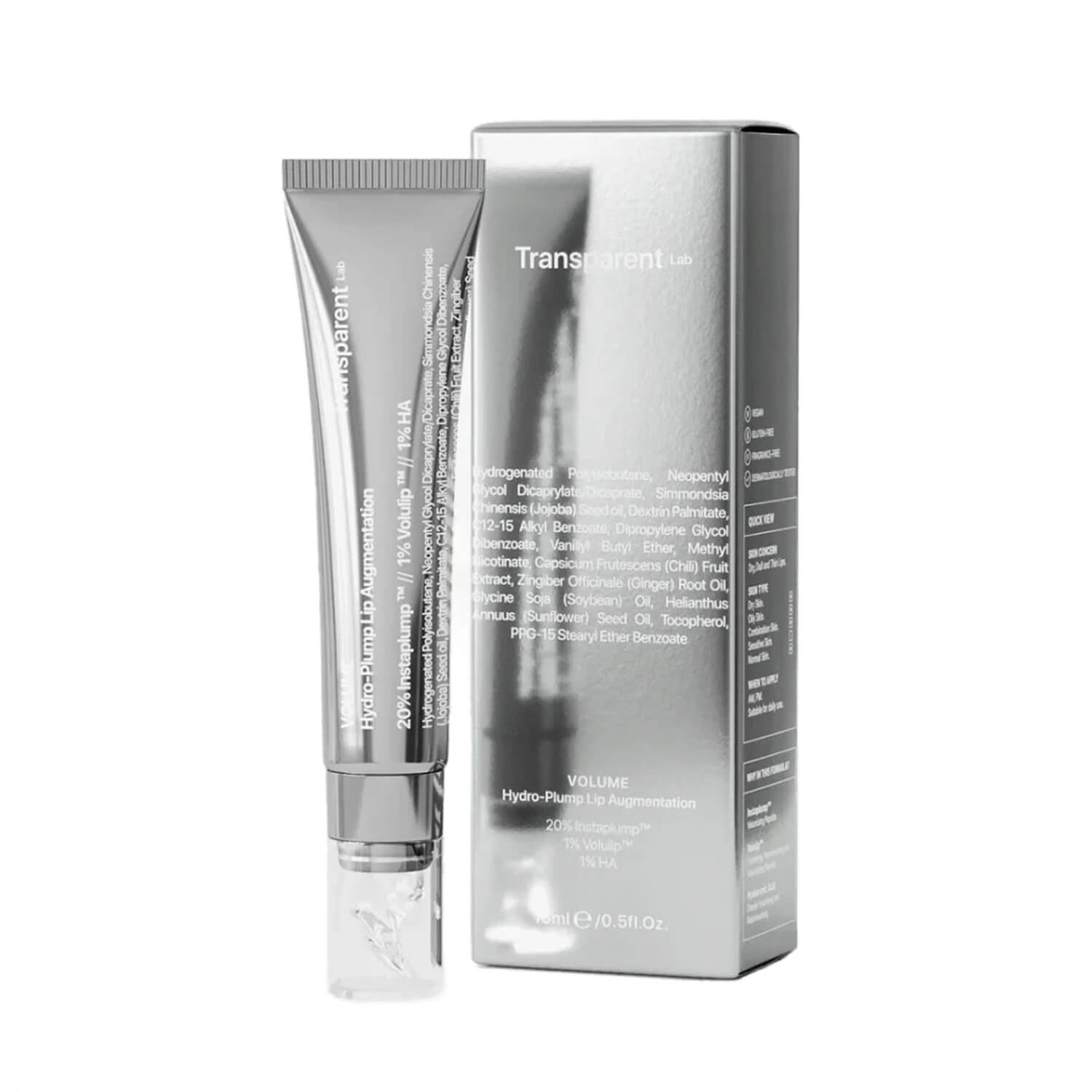 Transparent Lab Блеск для губ с эффектом объема