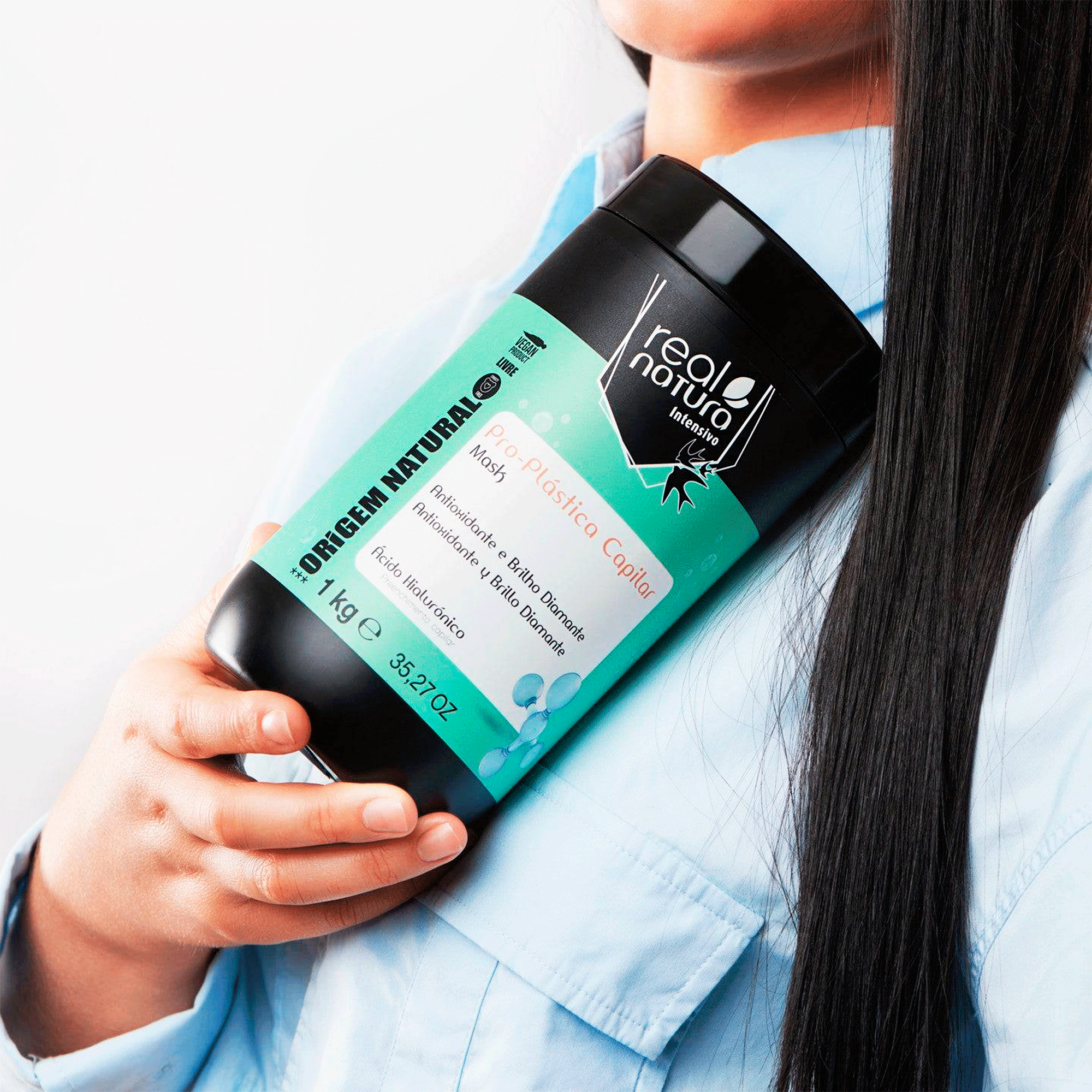 Маска для зволоження та відновлення Real Natura Sem Sal Pro-Plastica Capilar Hair Mask