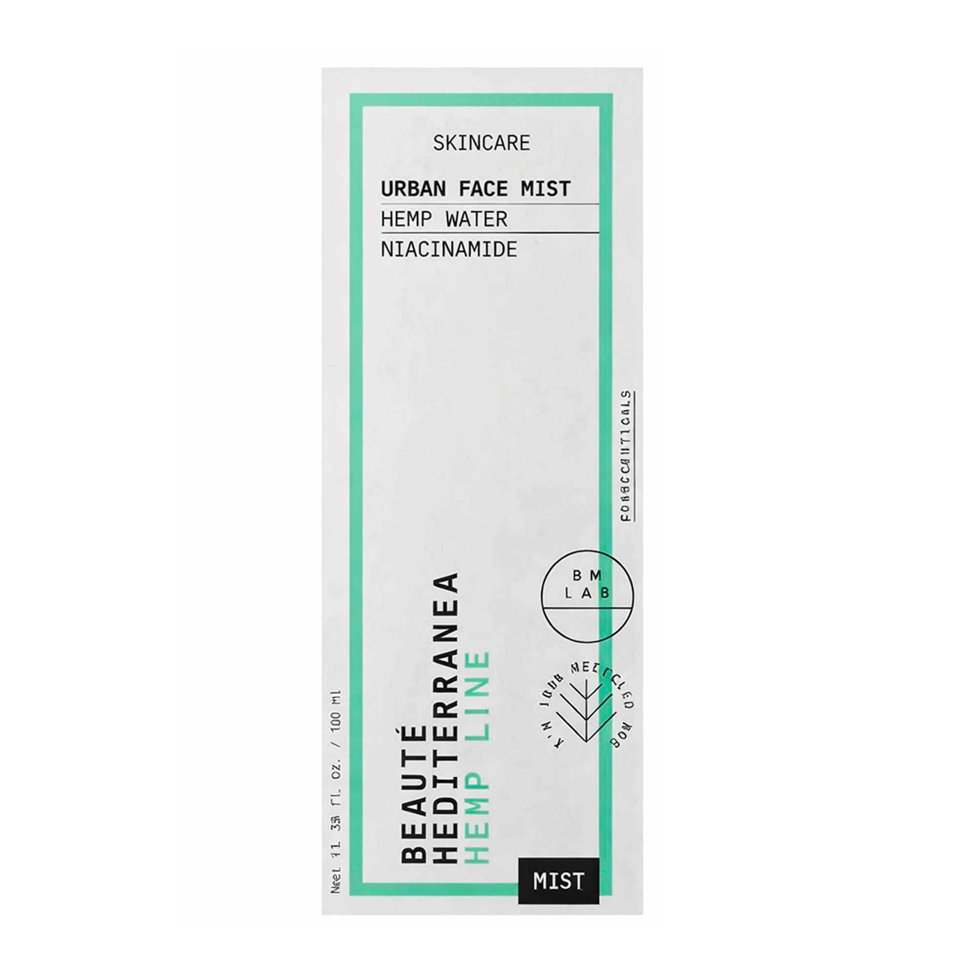 Захисний спрей-міст для обличчя Beaute Mediterranea Hemp Line Urban Face Mist