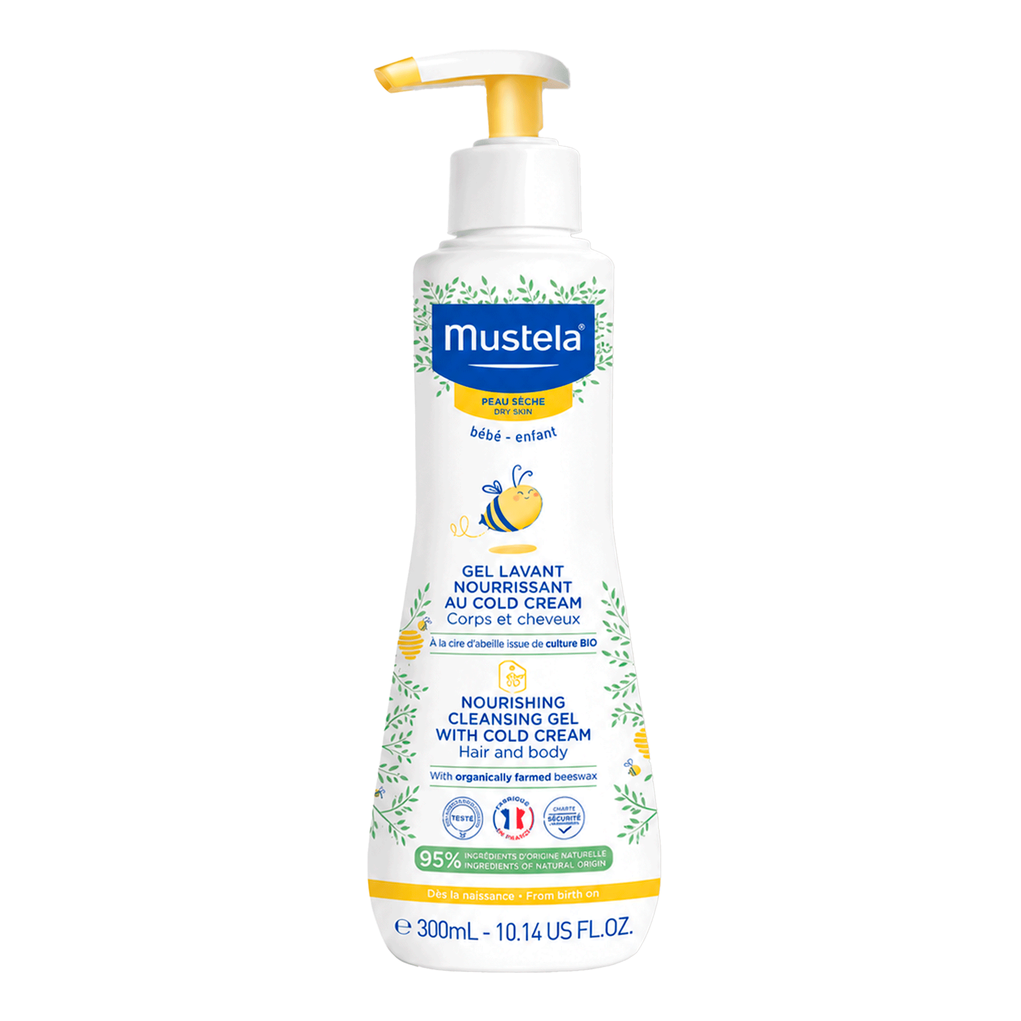 Mustela Гипоаллергенный гель для душа с колд-кремом
