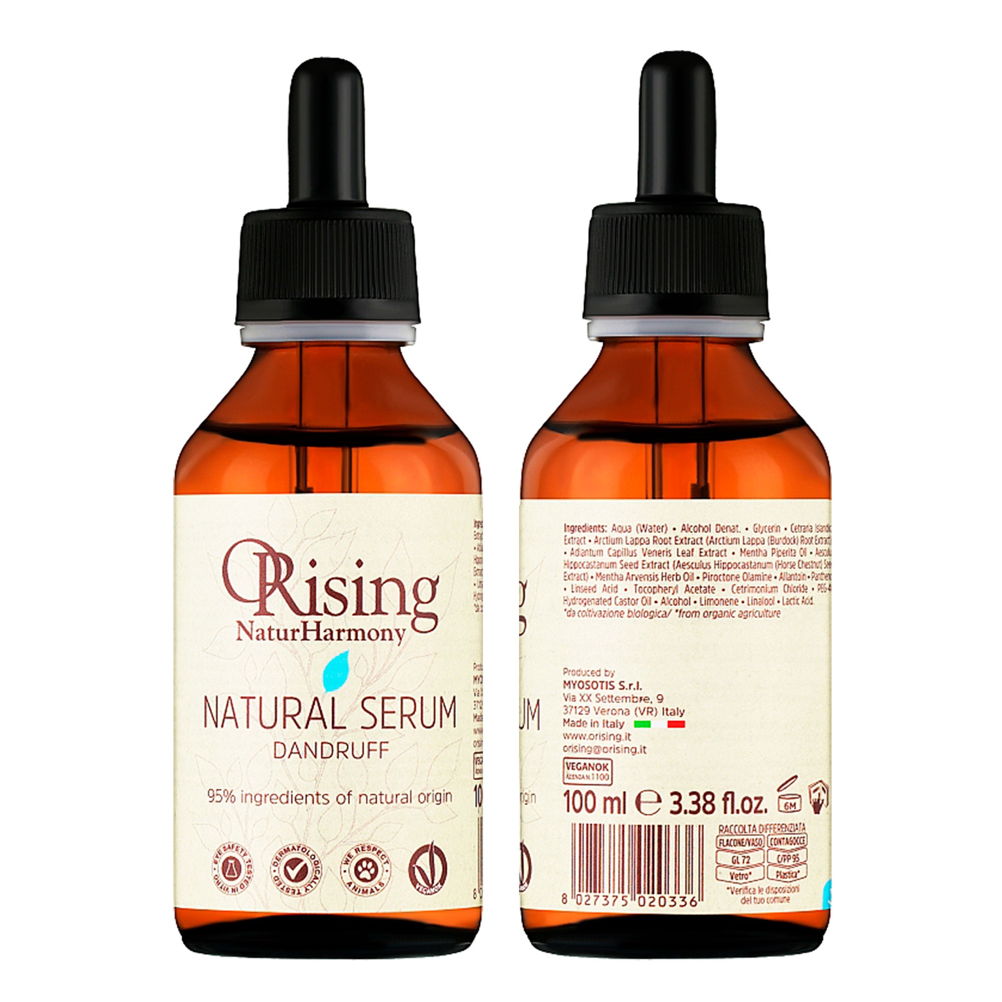 Сироватка проти лупи Orising Natur Harmony Natural Serum Dandruff 