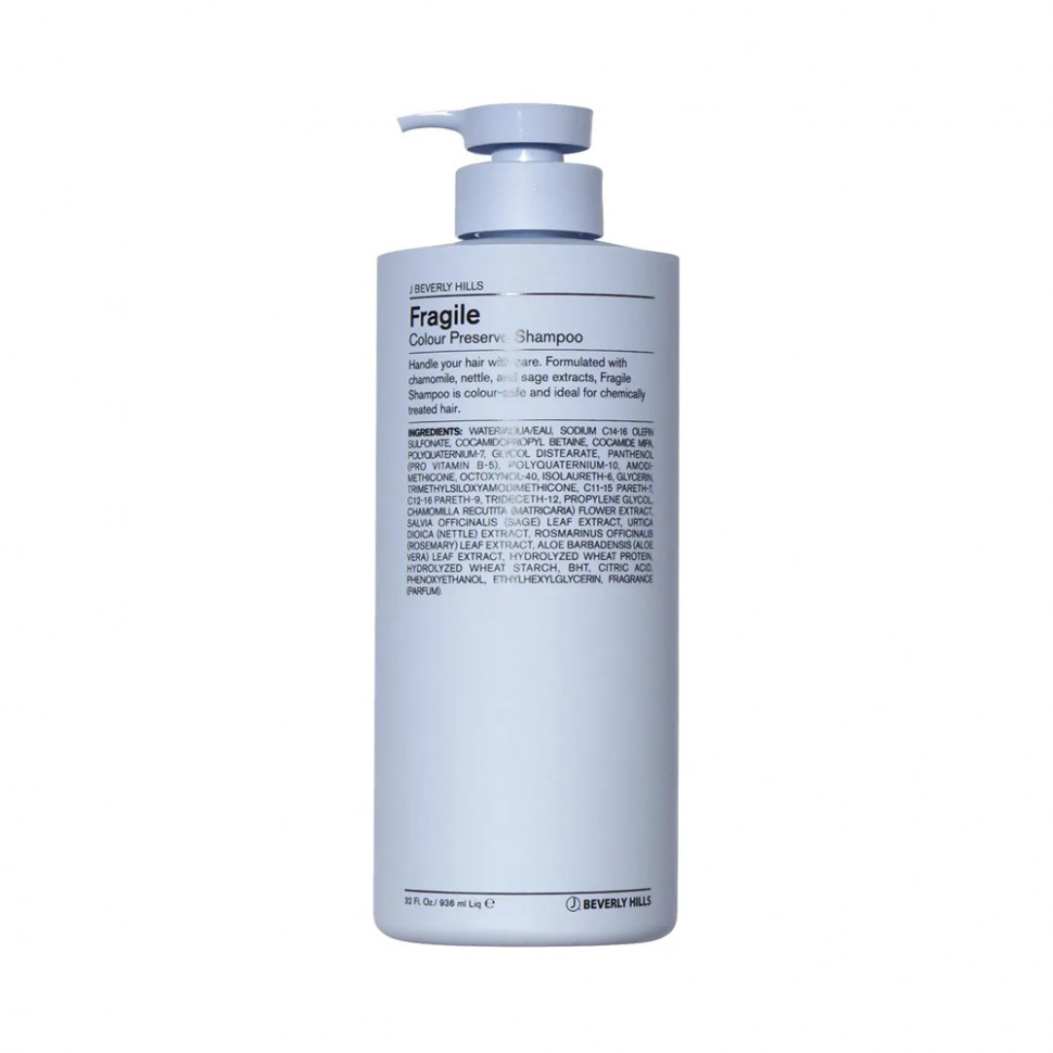 Шампунь для фарбованого та пошкодженого волосся J Beverly Hills Fragile Colour Preserve Shampoo