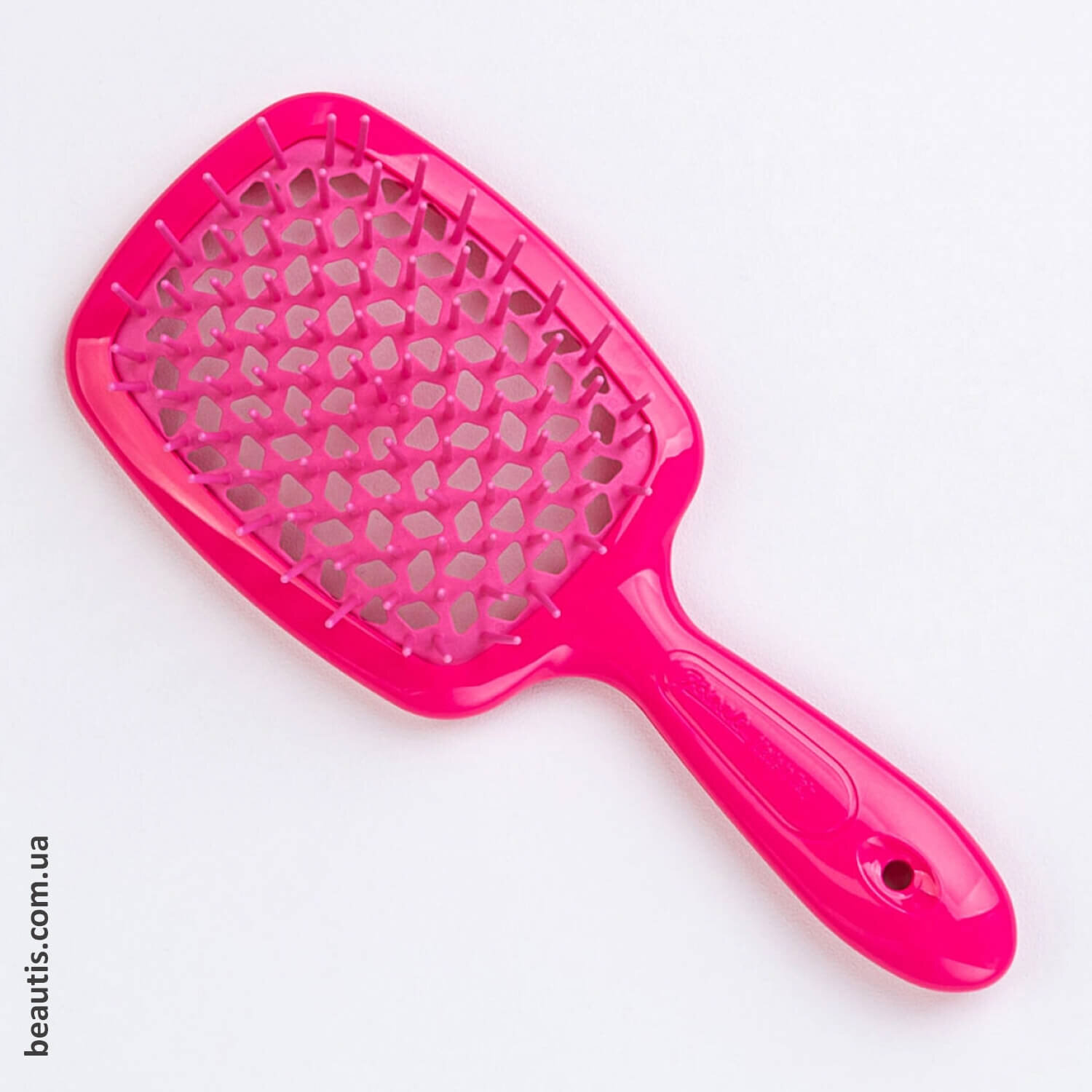 Гребінець рожевий неон Janeke Superbrush Standart Pink Neon