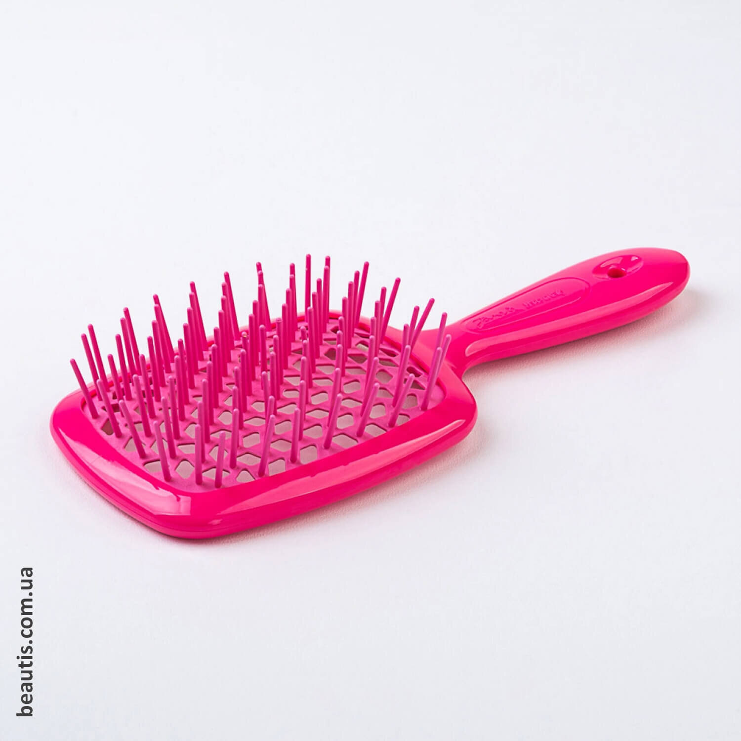 Гребінець рожевий неон Janeke Superbrush Standart Pink Neon
