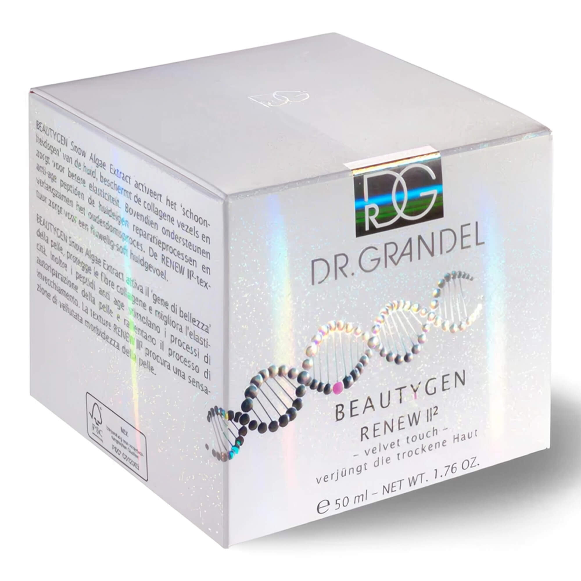 Крем со снежными водорослями и пептидным комплексом Dr.Grandel Renew II Velvet Touch