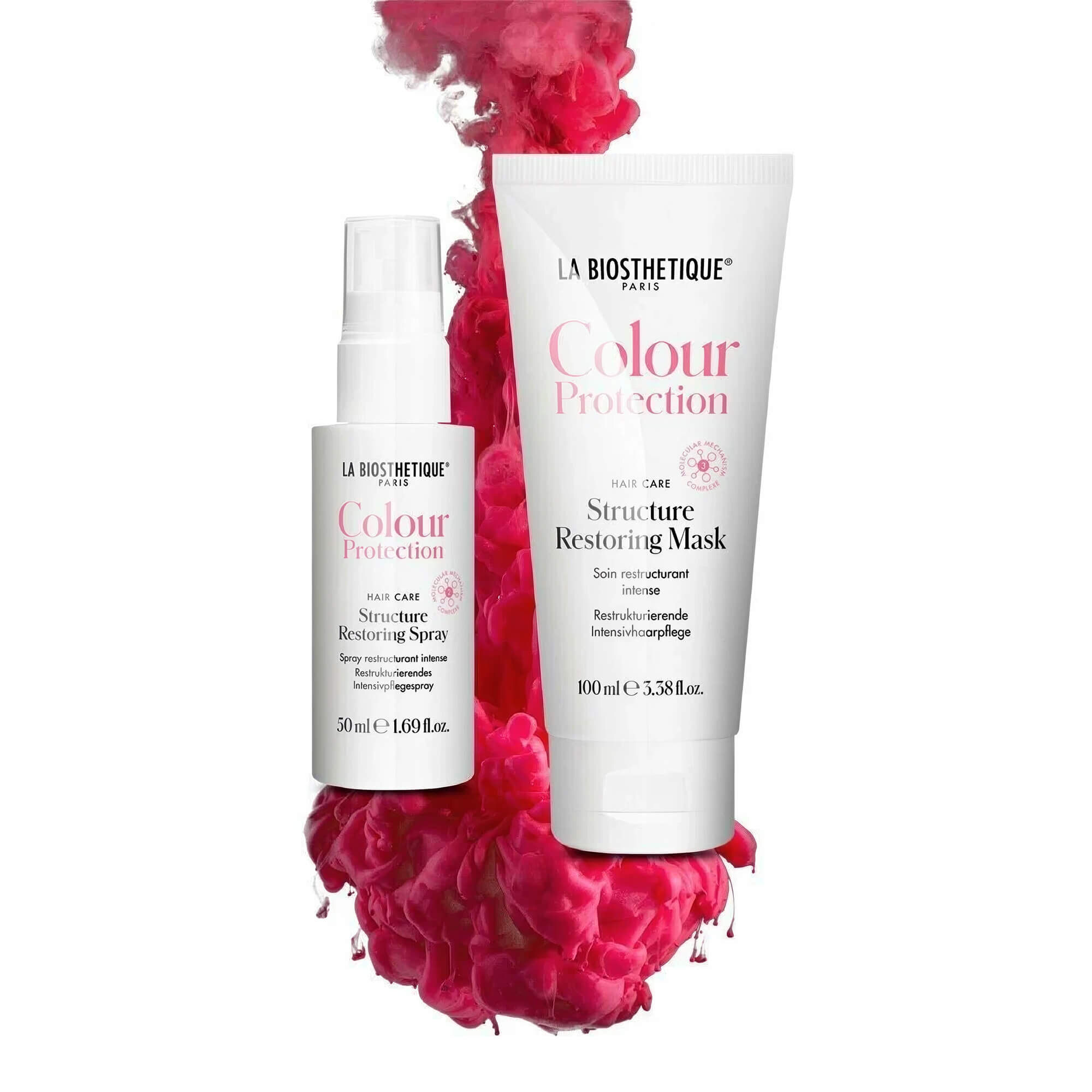 Набор для интенсивной терапии окрашенных волос La Biosthetique Colour Protection Structure Restoring Treatment