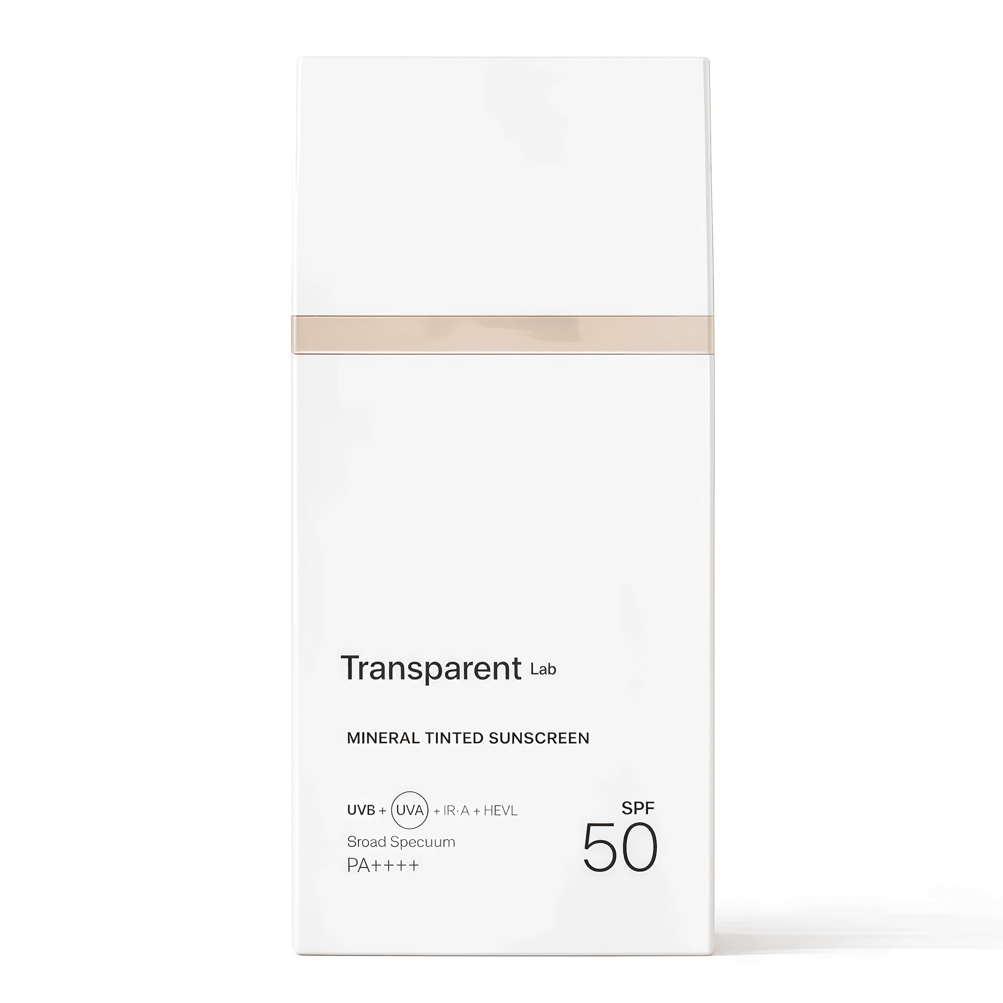 Transparent Lab Минеральный солнцезащитный крем з тоном