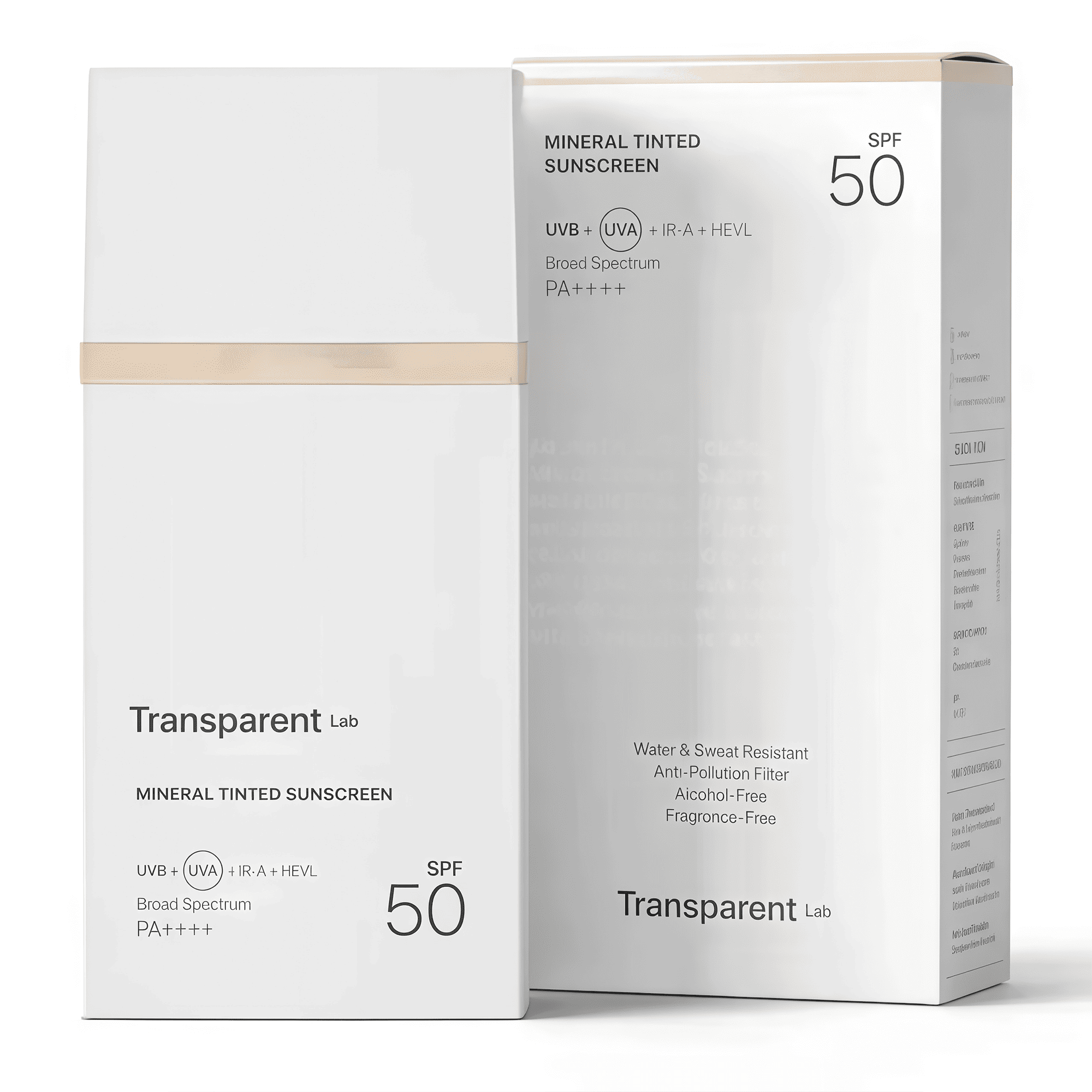 Минеральный солнцезащитный крем з тоном Transparent Lab Mineral Tinted Sunscreen Spf50