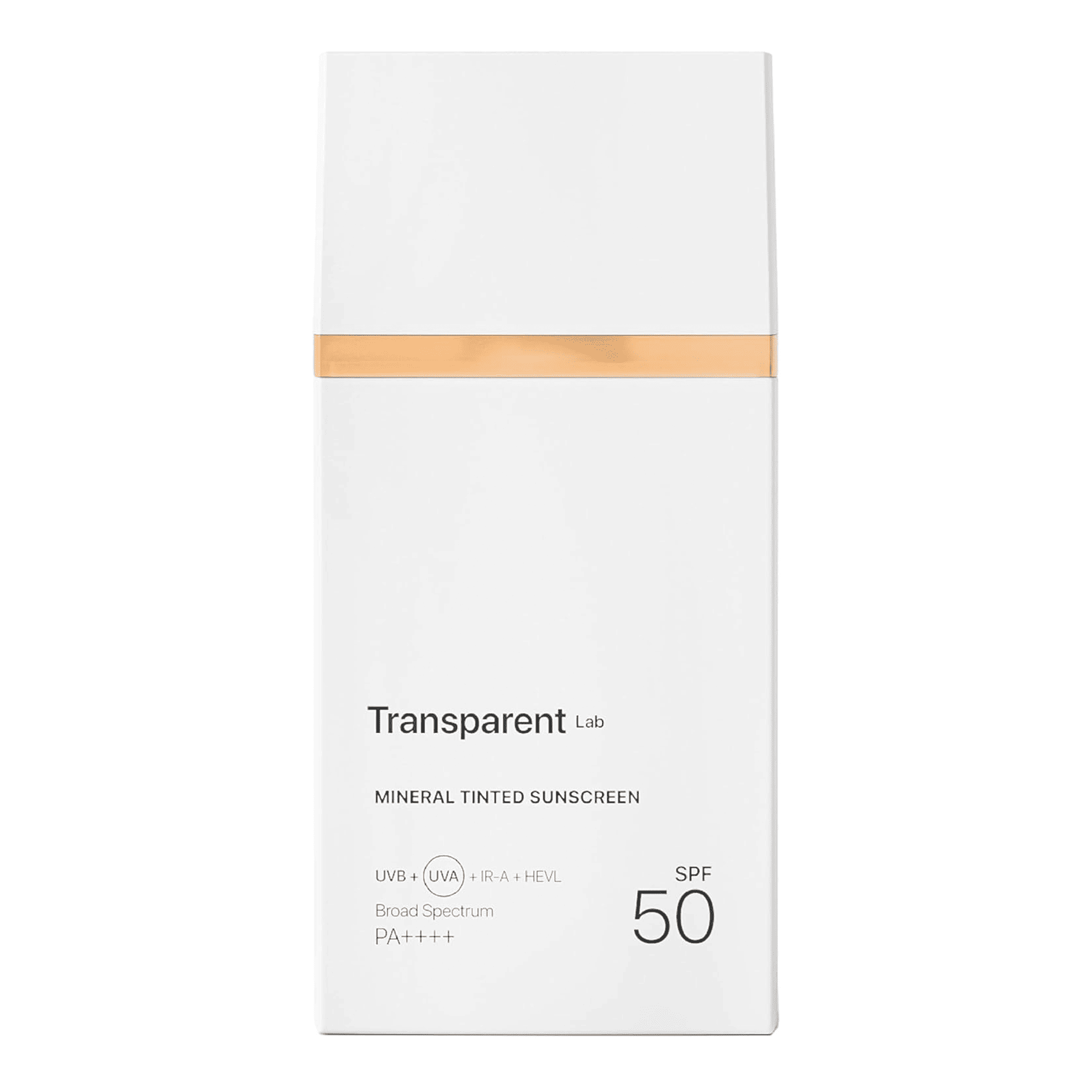 Минеральный солнцезащитный крем з тоном Transparent Lab Mineral Tinted Sunscreen Spf50