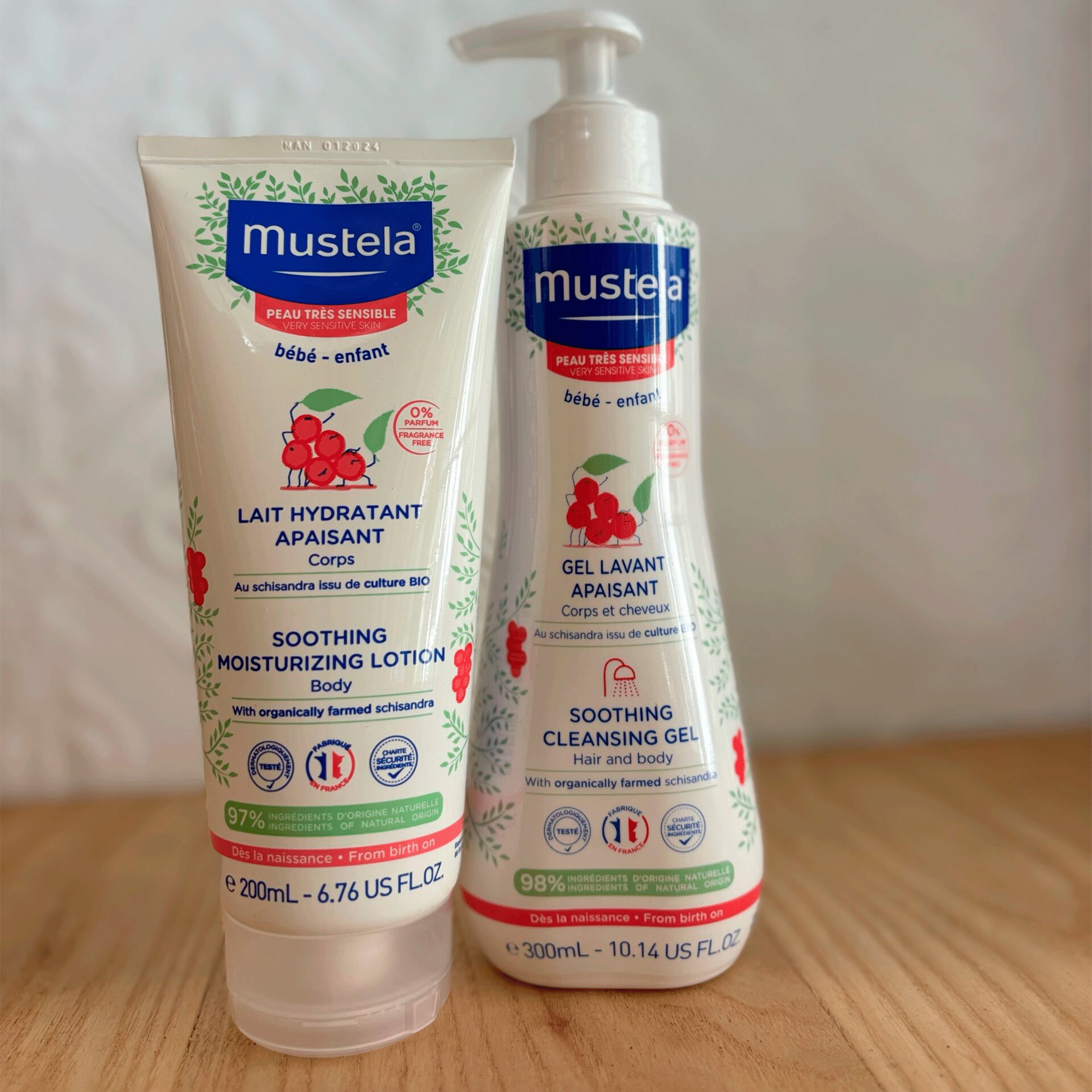 Успокаивающий и увлажняющий лосьон для чувствительной кожи Mustela Soothing Moisturizing Lotion