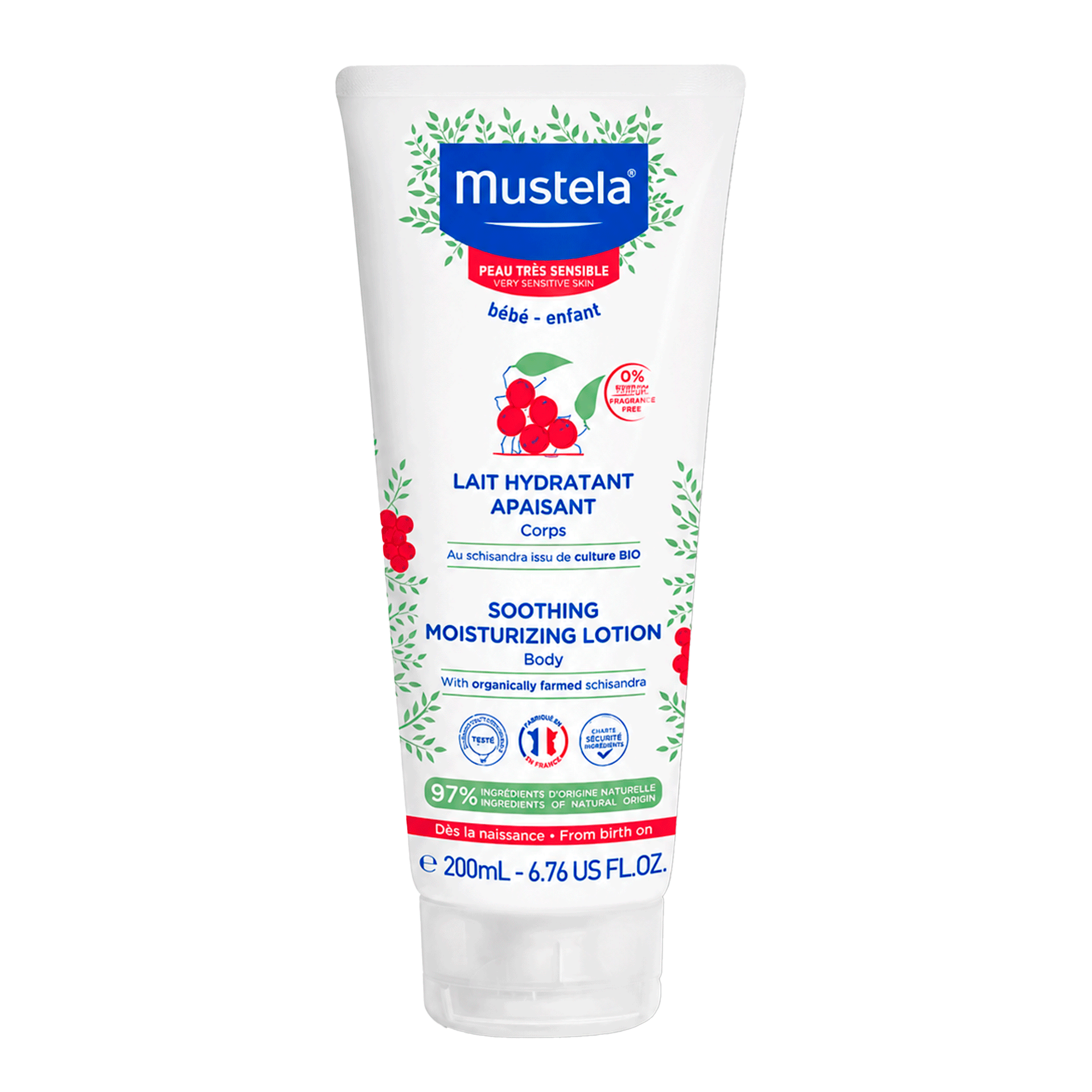 Mustela Успокаивающий и увлажняющий лосьон для чувствительной кожи