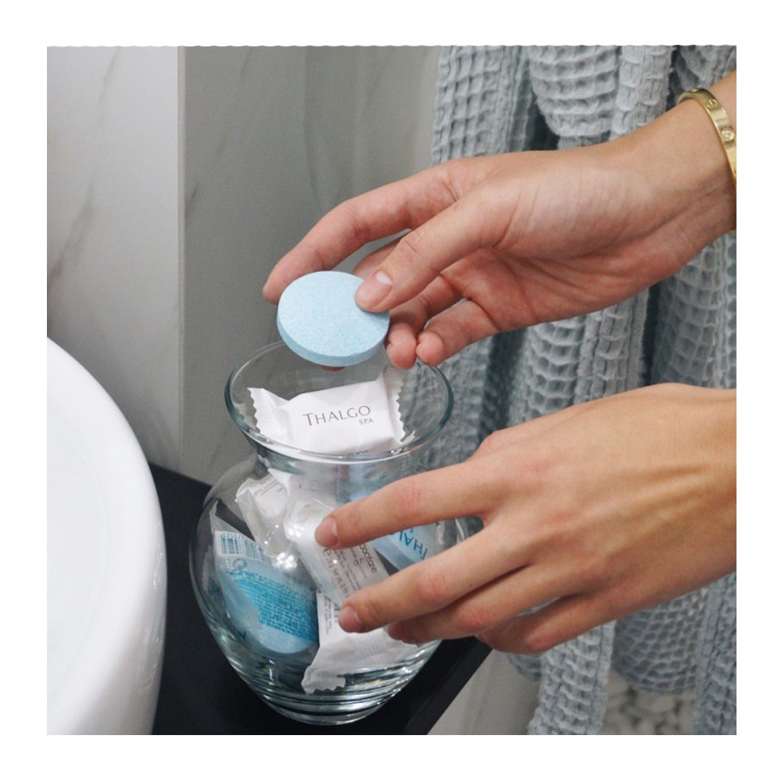 Шипучие таблетки для ванны Лагуна Thalgo Lagoon Water Bath Pebbles