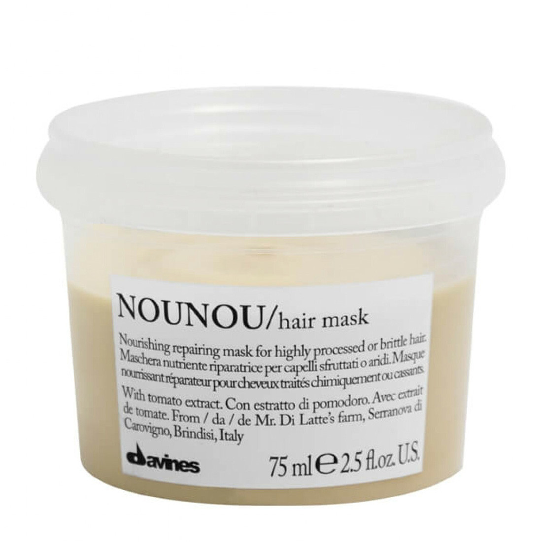 Поживна відновлююча маска для волосся Davines NOUNOU Hair Mask