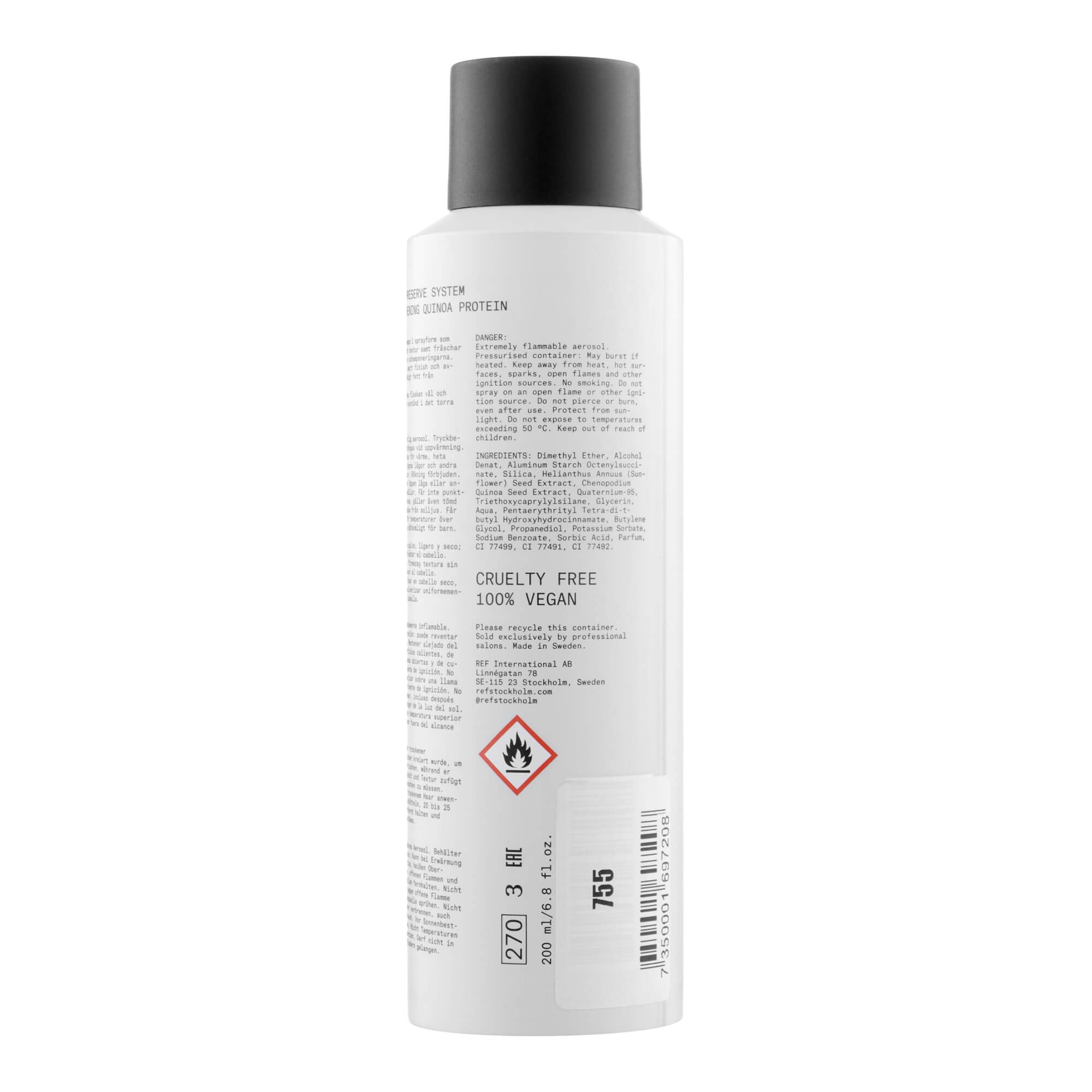 REF Dry Shampoo № 204 Brown цена