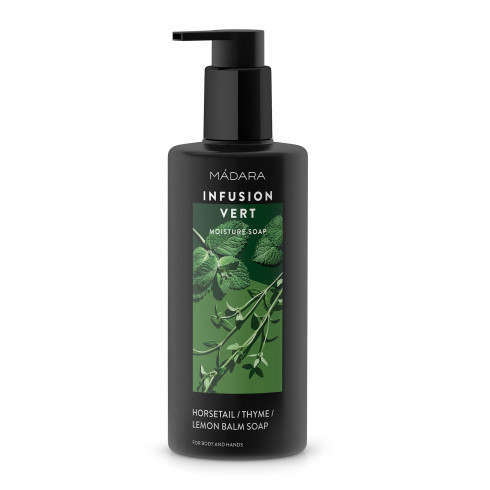 Увлажняющее мыло для тела и рук с травяным ароматом Madara Infusion Vert Moisture Soap