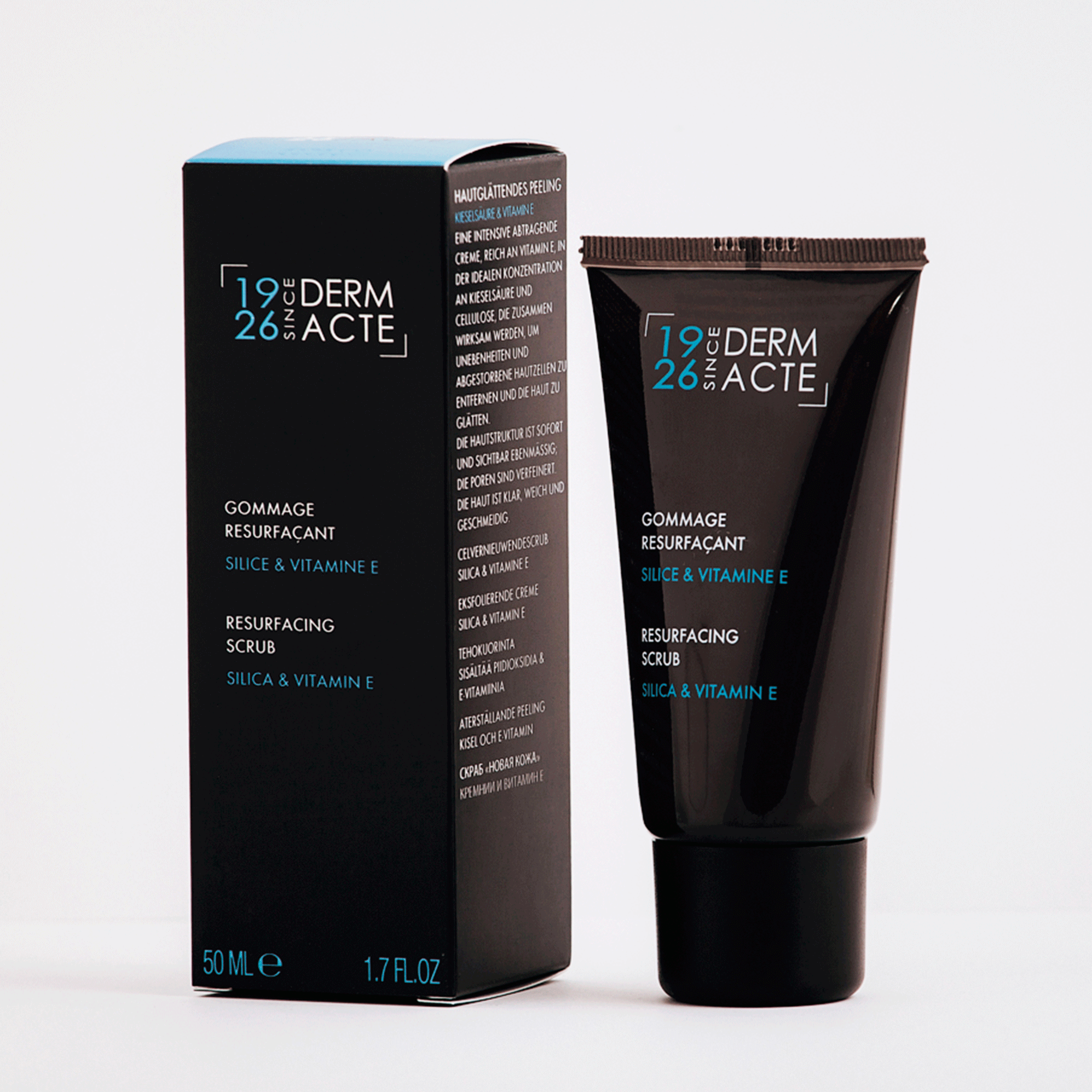 Гомаж з кремнієм і вітаміном Е Academie Derm Acte Resurfacing Scrub Silica & Vitamin E