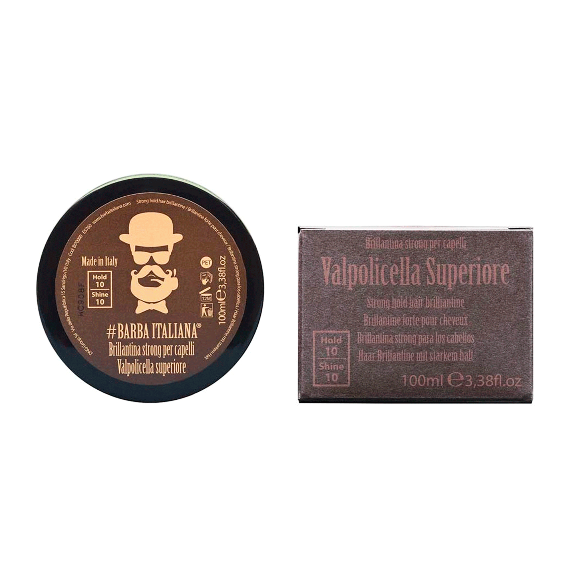 Бриолин для волос Barba Italiana Brilliantine Valpolicella