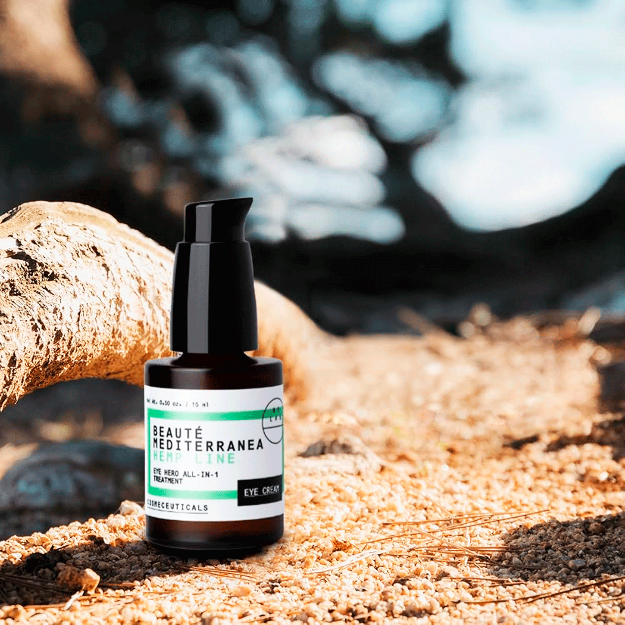 Крем для шкіри навколо очей Beaute Mediterranea Hemp Line Eye Hero All-in-1 Treatment 