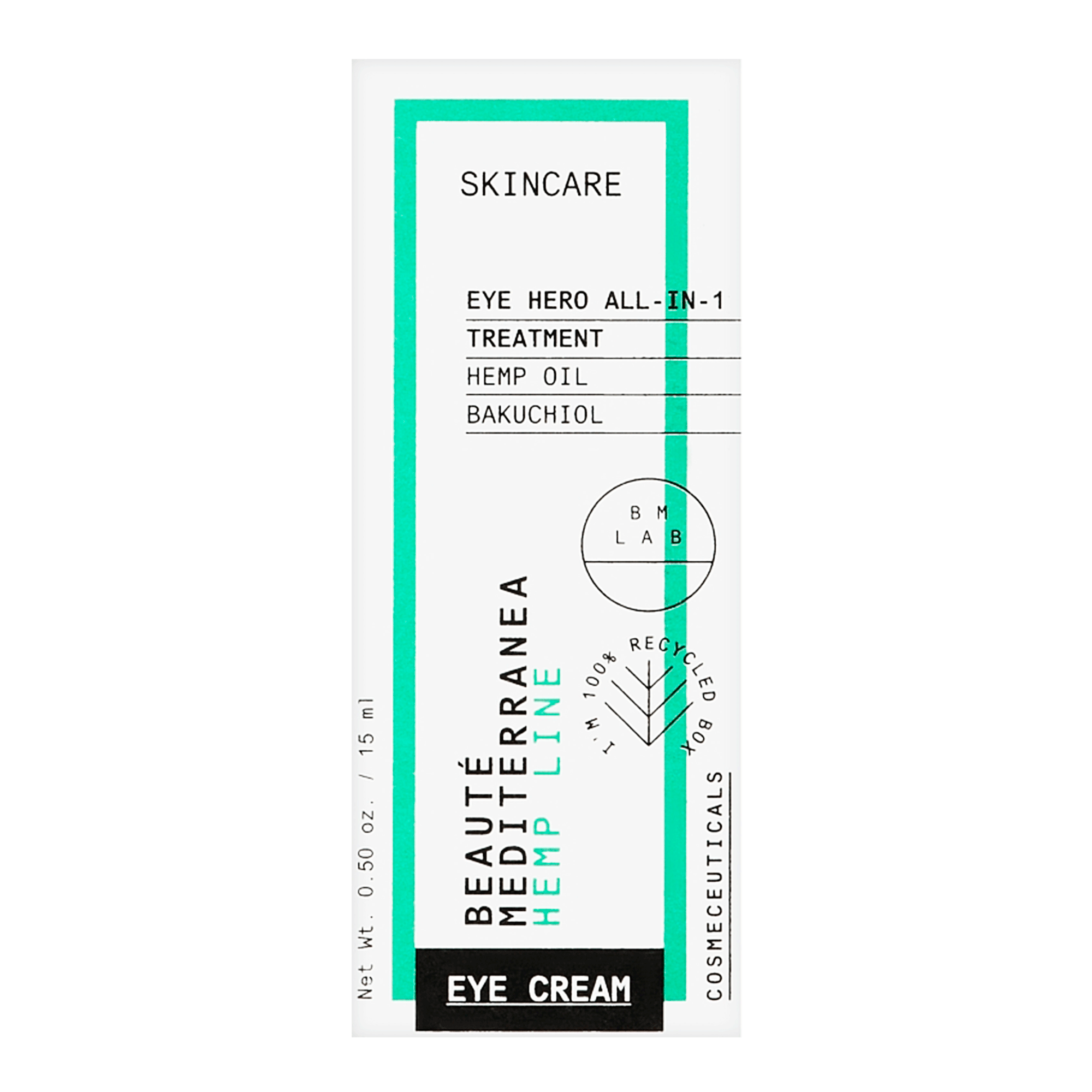 Крем для шкіри навколо очей Beaute Mediterranea Hemp Line Eye Hero All-in-1 Treatment 