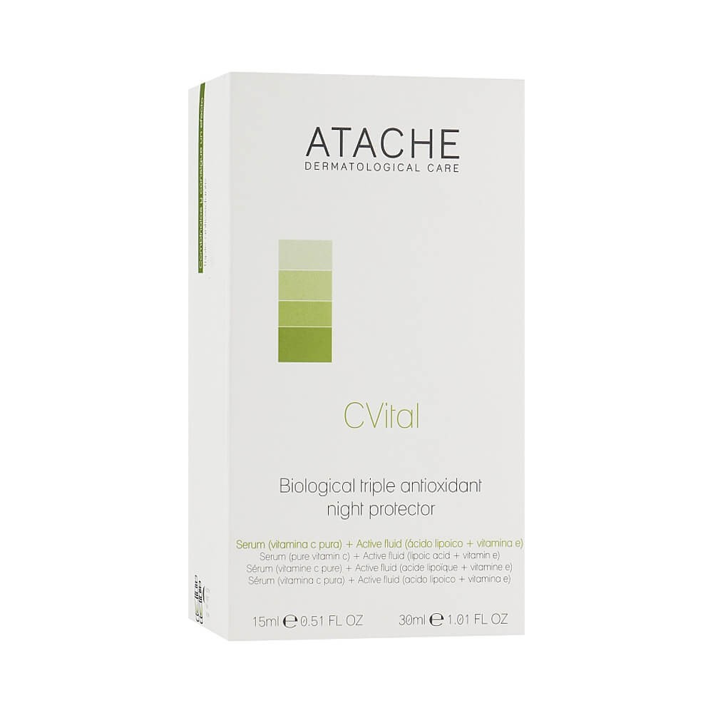 Високоінтенсивний нічний догляд Atache C Vital Biological Triple-Antioxidant Night Protector