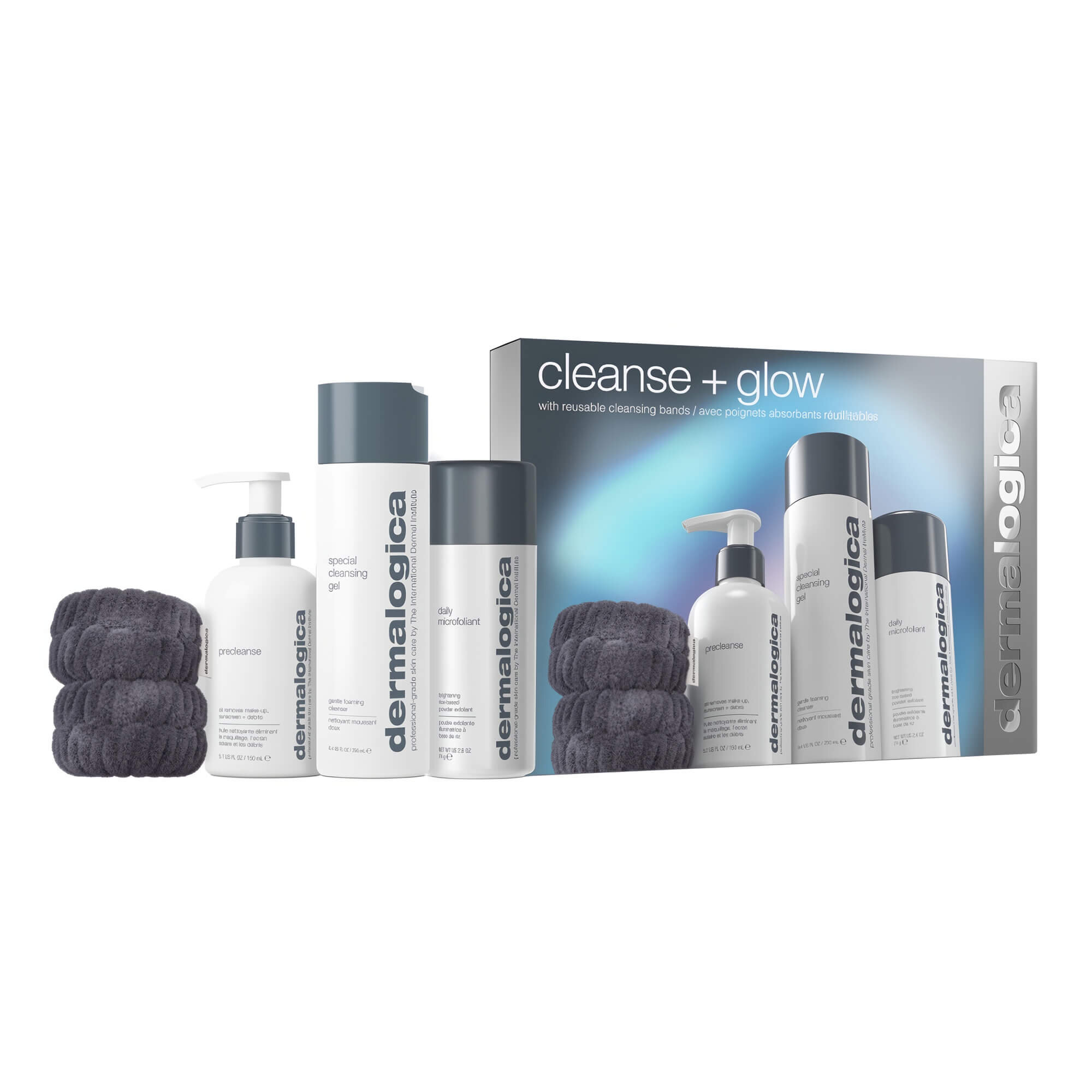Идеальное трио для ежедневного ухода за кожей Dermalogica Cleanse+Glow Kit