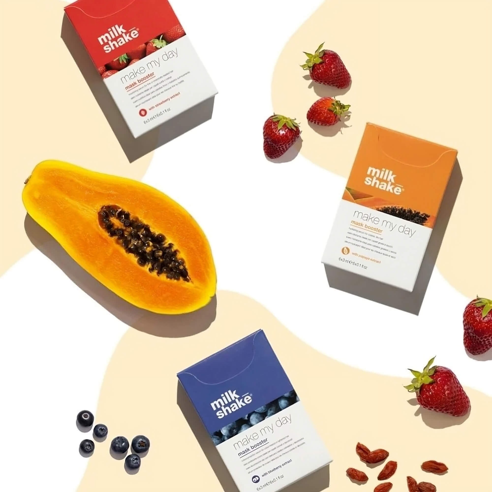 Увлажняющая сыворотка для волос с экстрактом черники Milk Shake Make My Day Mask Booster Blueberry