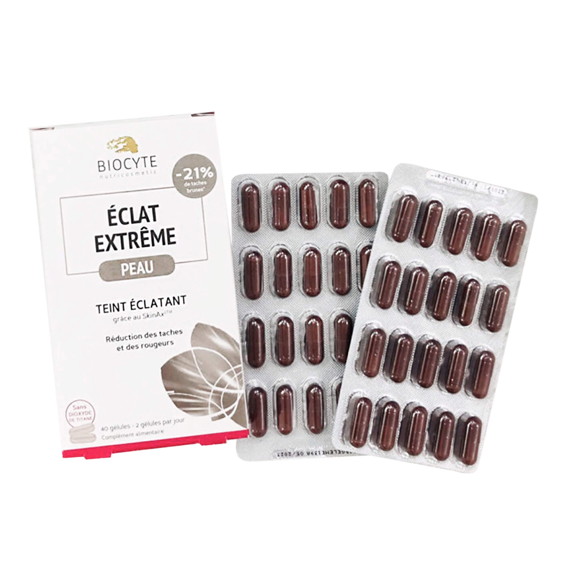 Пищевая добавка для уменьшения покраснений кожи и гиперпигментации Biocyte Eclat Extreme Caps