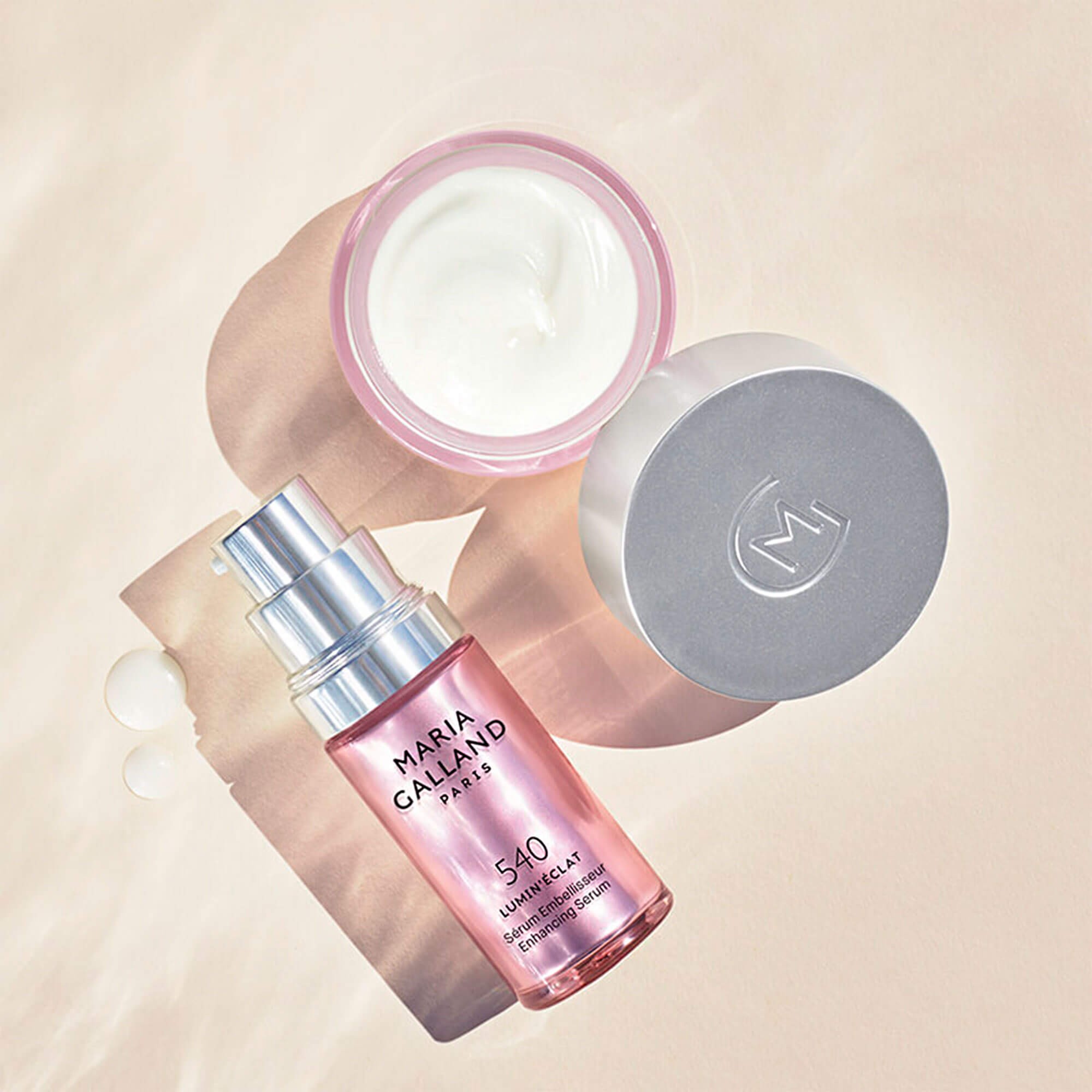 Антистресова сироватка зволоження та сяйво шкіри Maria Galland 540 Lumin’Éclat Enhancing Serum