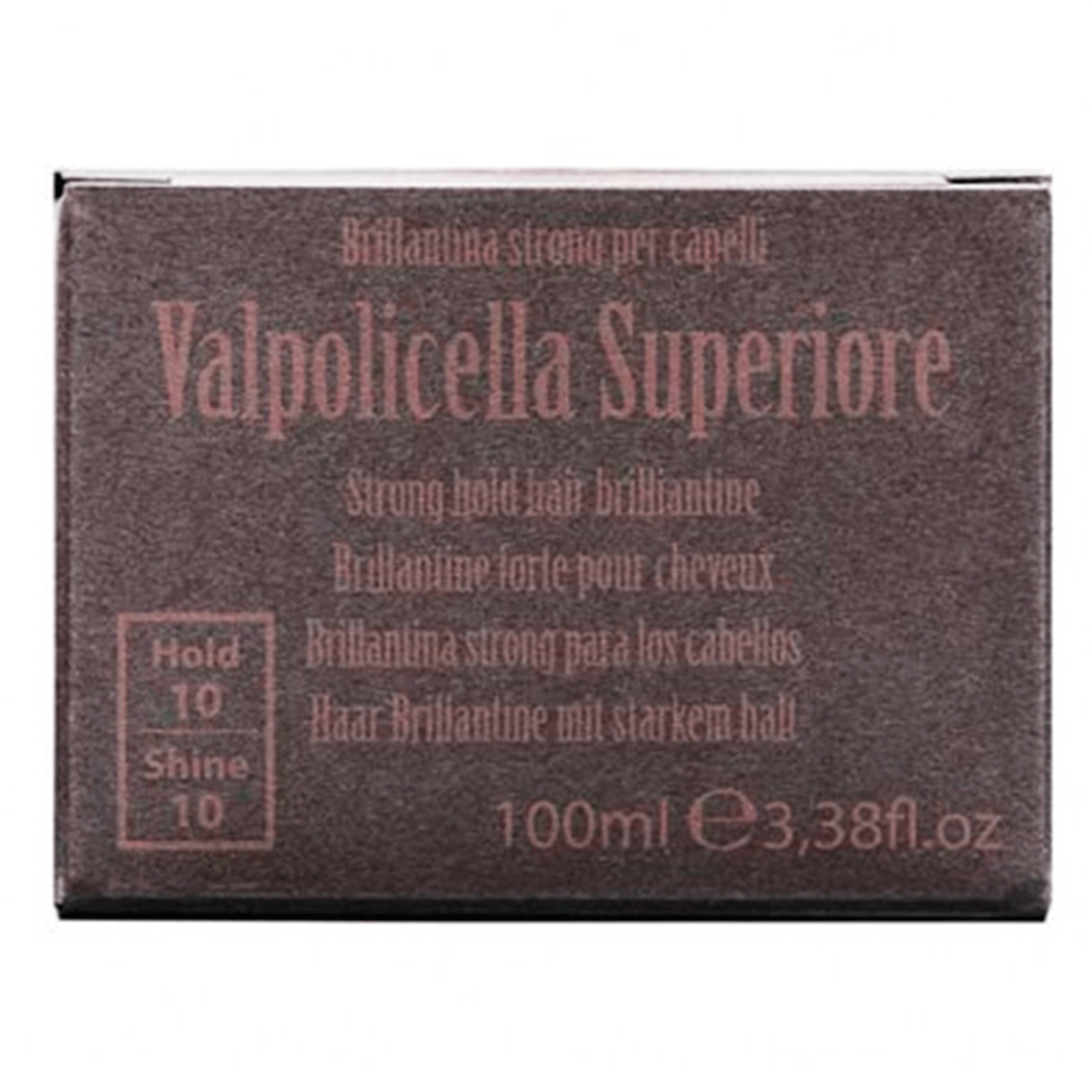 Бриолин для волос сильной фиксации Barba Italiana Strong Hold Hair Brilliantine Valpolicella Superiore