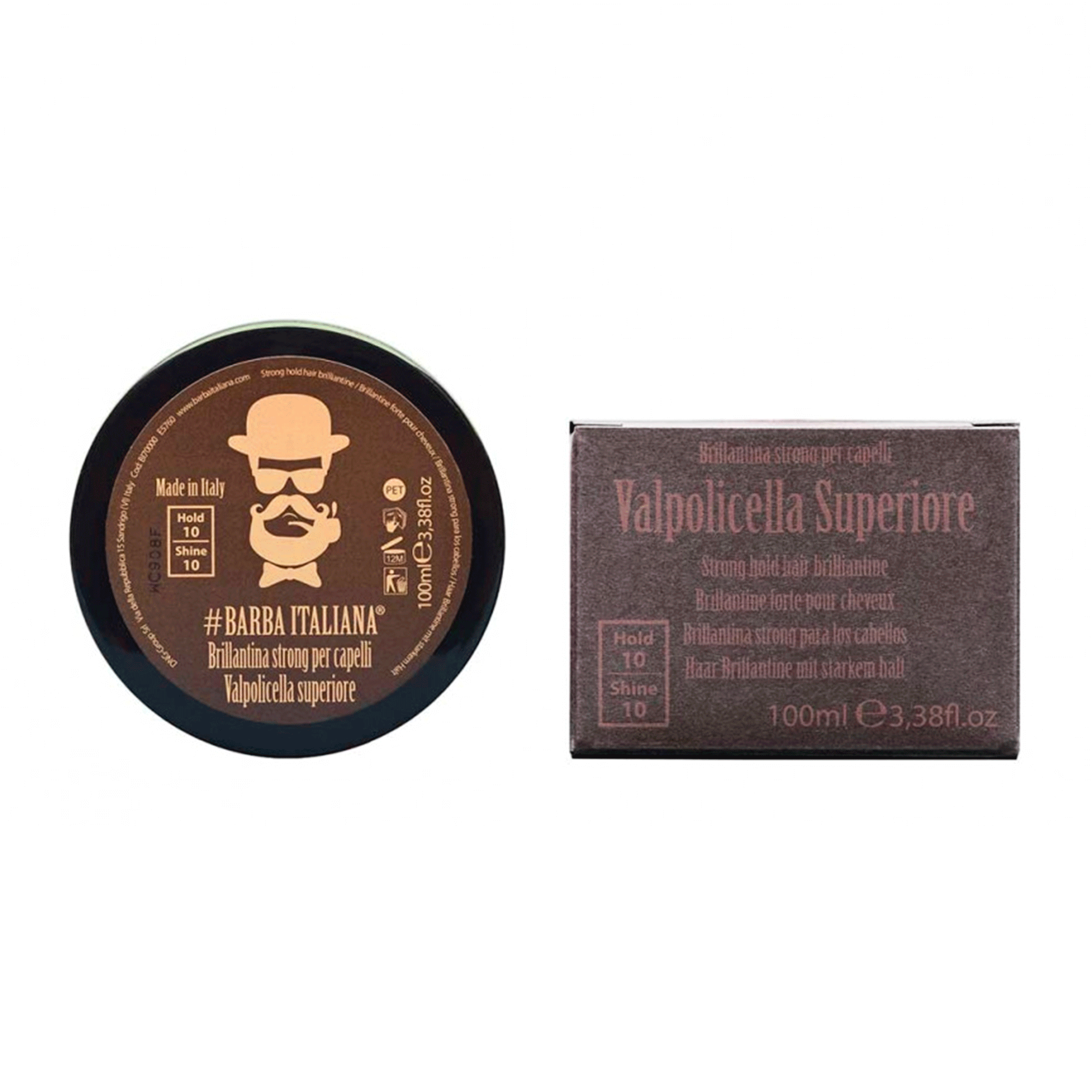 Barba Italiana Бріолін для волосся надсильної фіксації