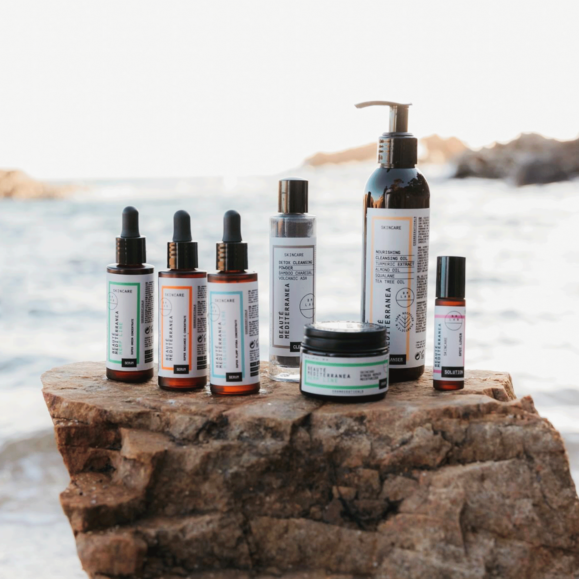 Сироватка-концентрат для обличчя з олією насіння конопель Beaute Mediterranea Hemp Line Super Green Concentrate