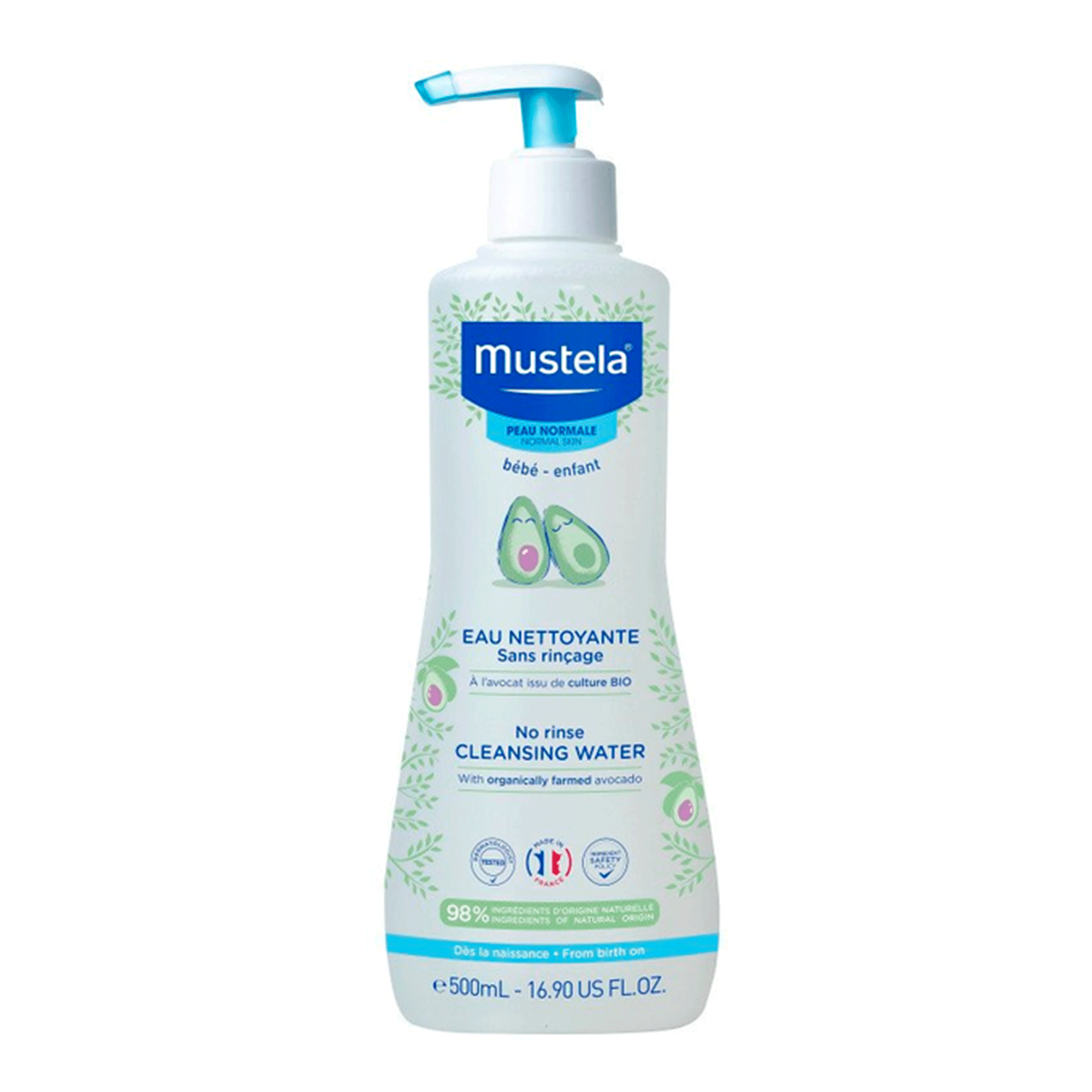 Мицеллярная вода для очищения нормальной кожи Mustela No-Rinse Cleansing Water