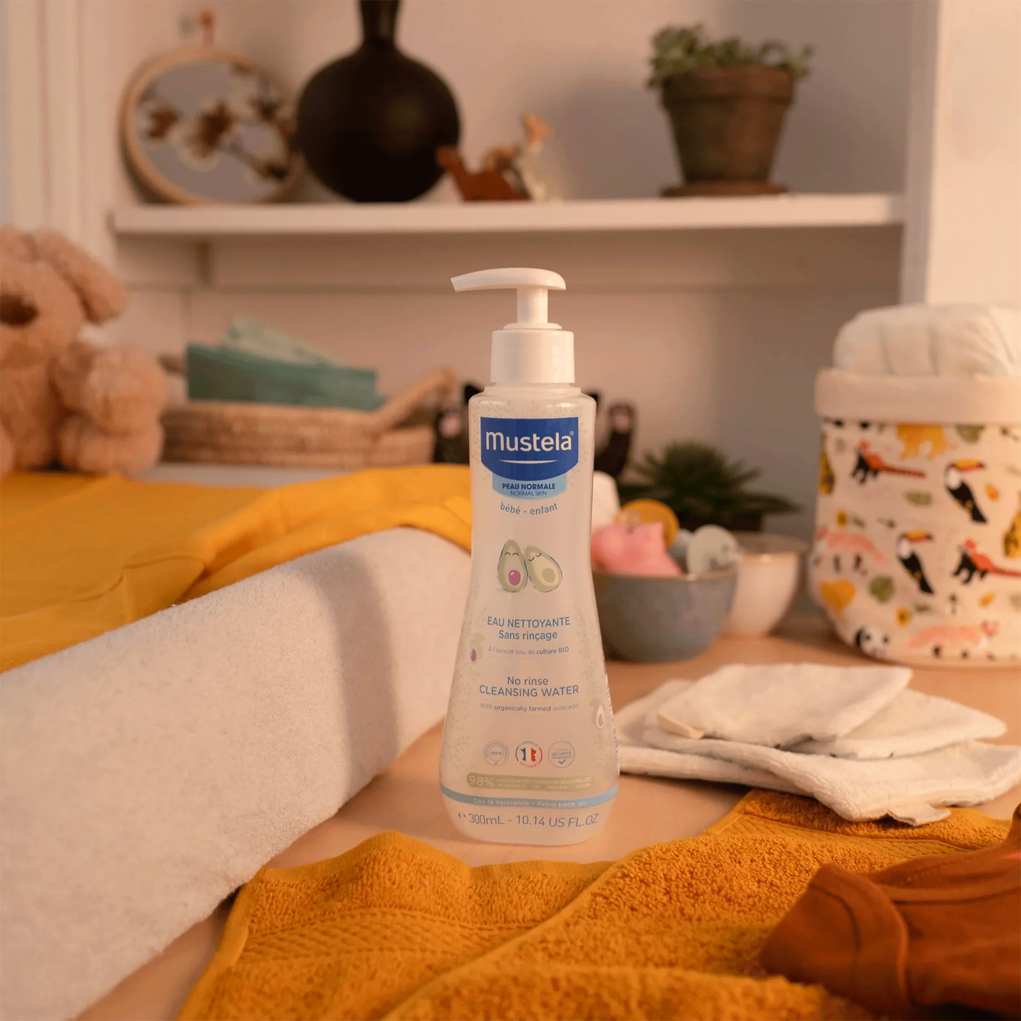 Мицеллярная вода для очищения нормальной кожи Mustela No-Rinse Cleansing Water