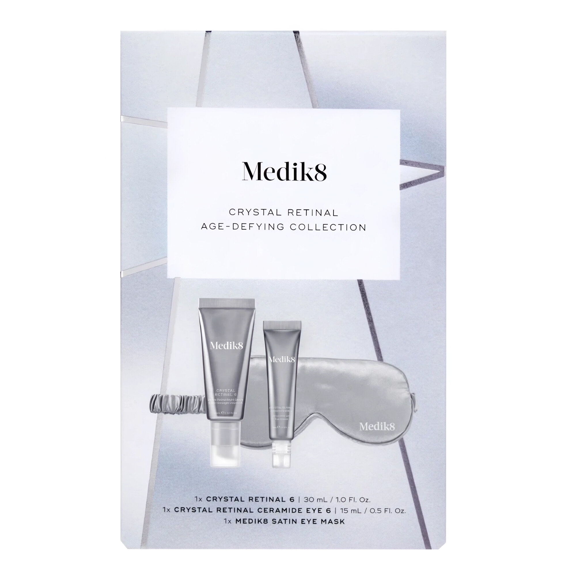 Подарунковий антивіковий набір для обличчя Medik8 Crystal Retinal Age-Defying Collection 