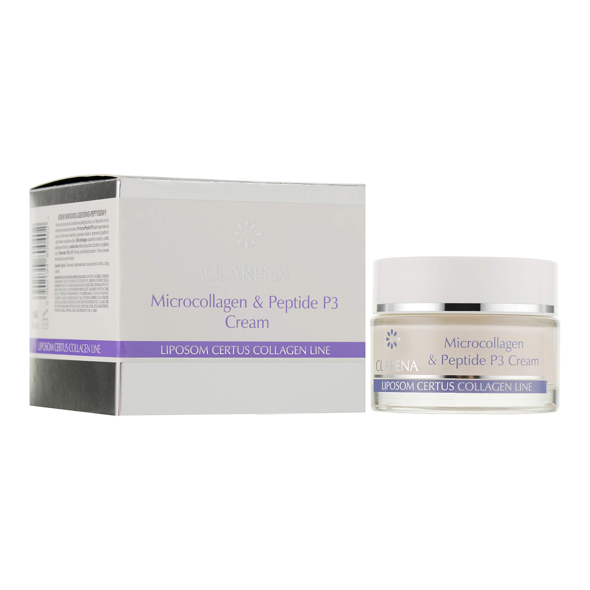 Крем с микроколлагеном и биомиметическим пептидом Clarena Microcollagen & Peptide P3 Cream