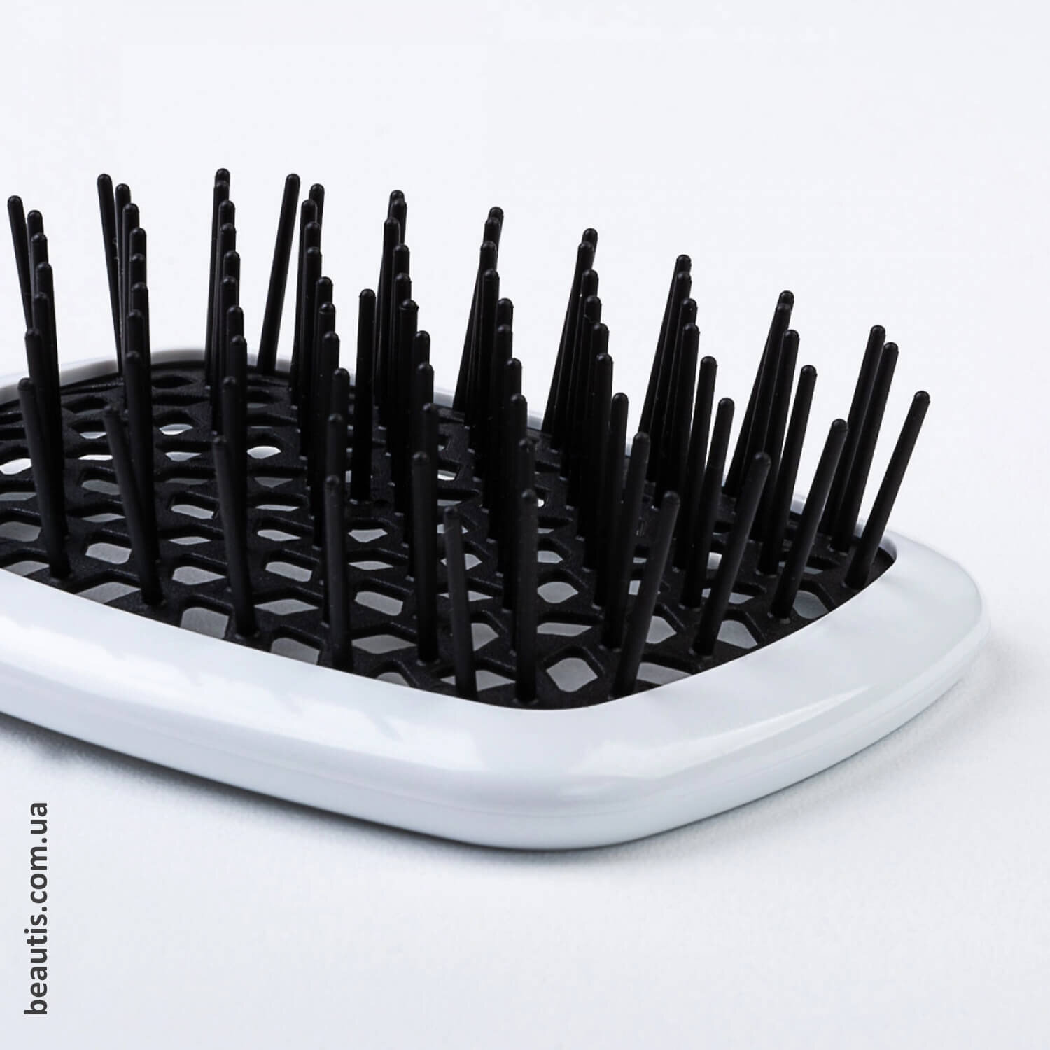 Гребінець білий з чорним Janeke Superbrush Standart White & Black