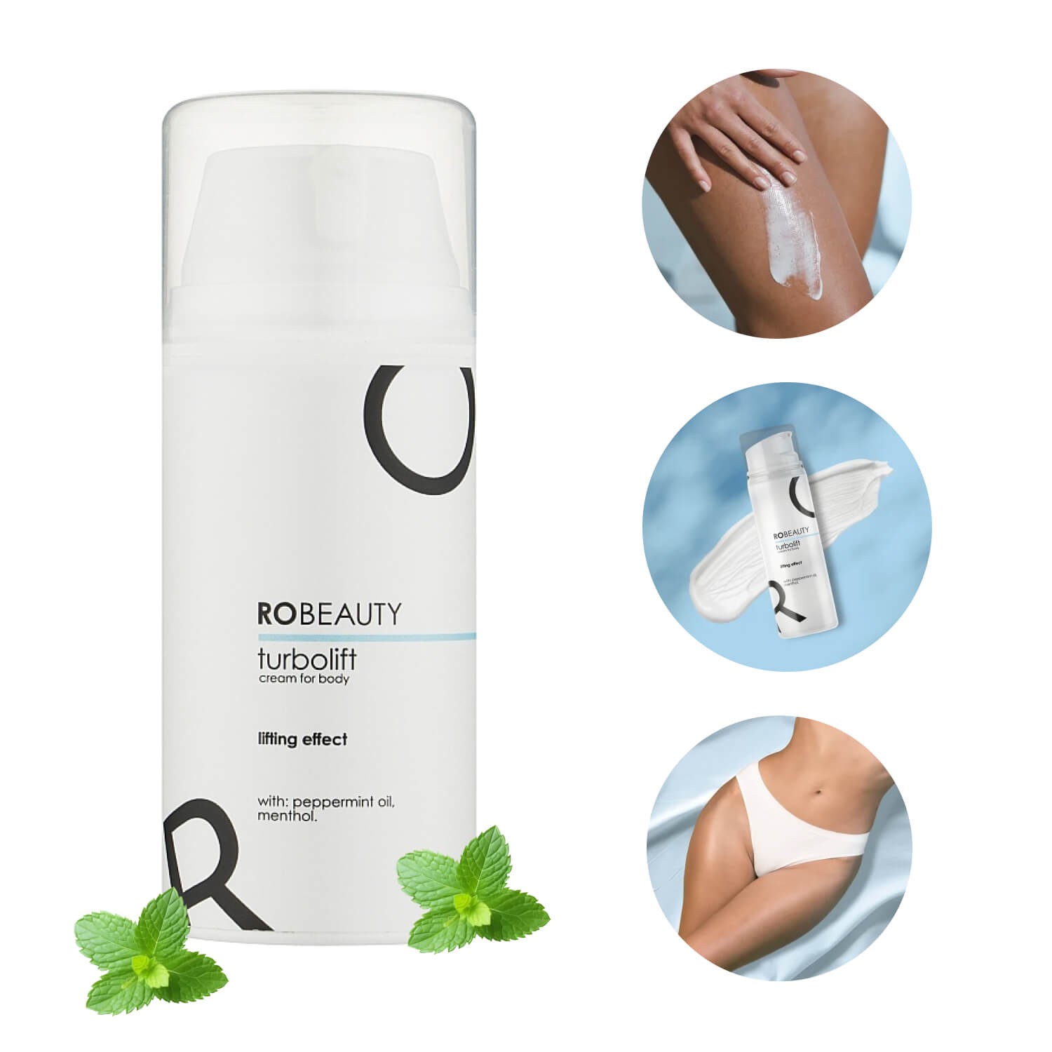 Ментоловий ліфтинг-крем Robeauty Me Menthol Lifting Body Cream