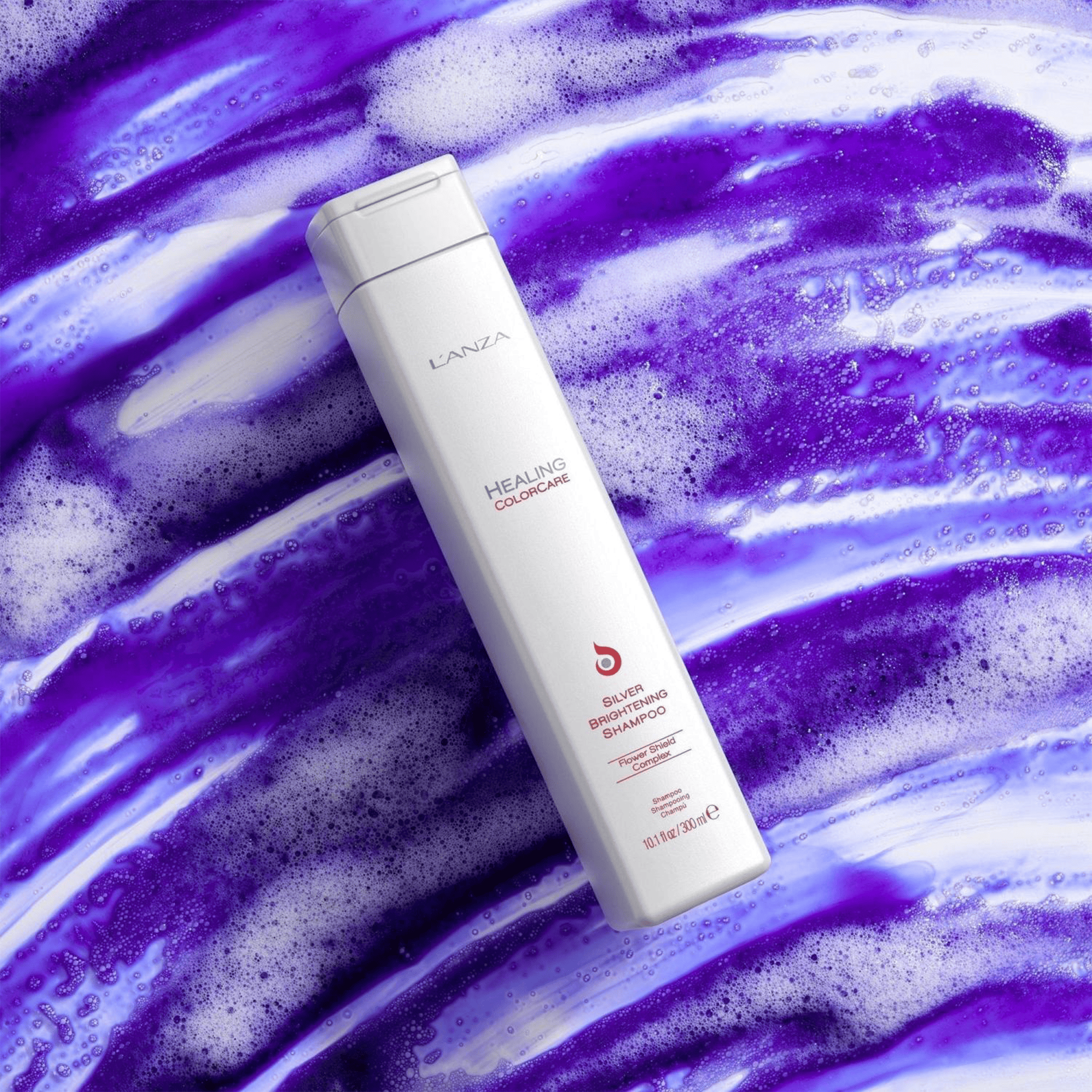 Шампунь для устранения желтизны L’anza Healing ColorCare Silver Brightening Shampoo