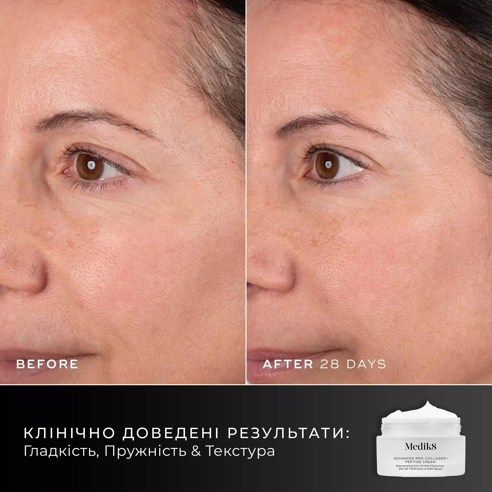 Зволожуючий крем з колагеном та пептидами Medik8 Advanced Pro Collagen + Peptide Cream