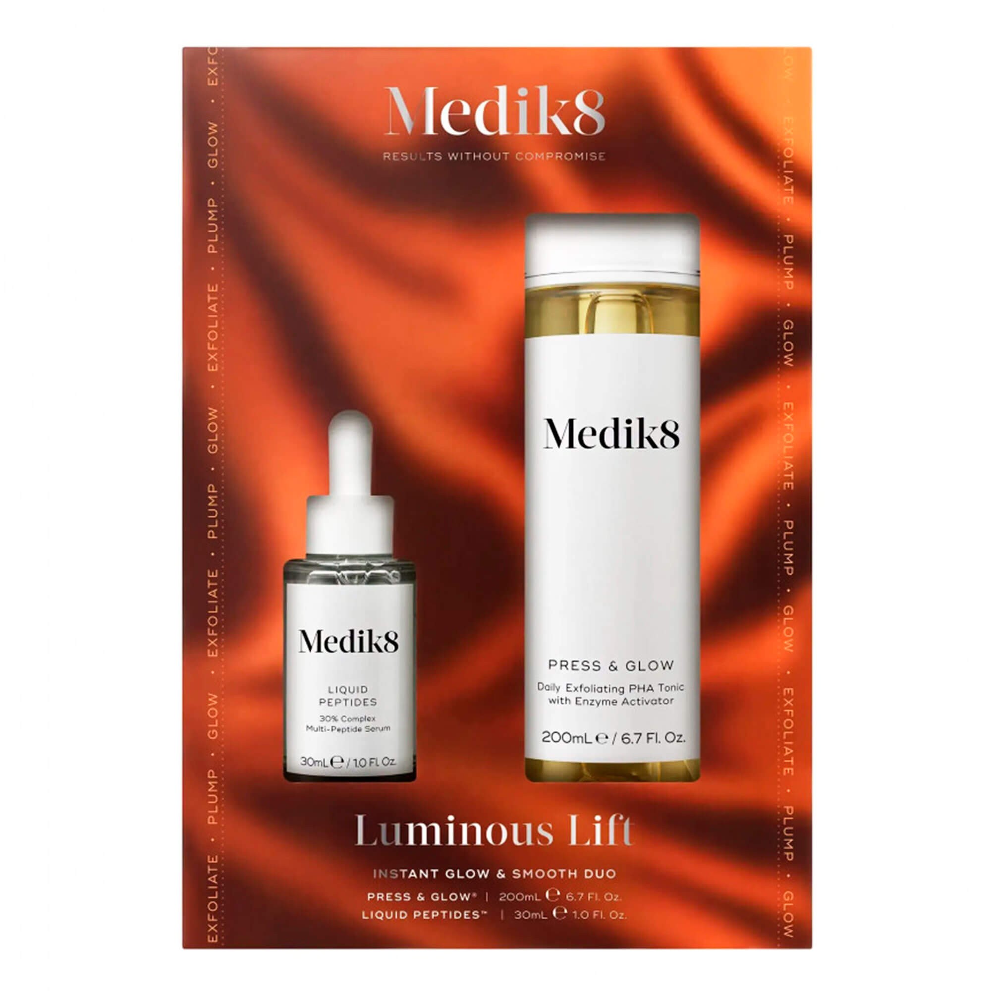 Набір для миттєвого сяйва та розгладження шкіри Medik8 Luminous Lift