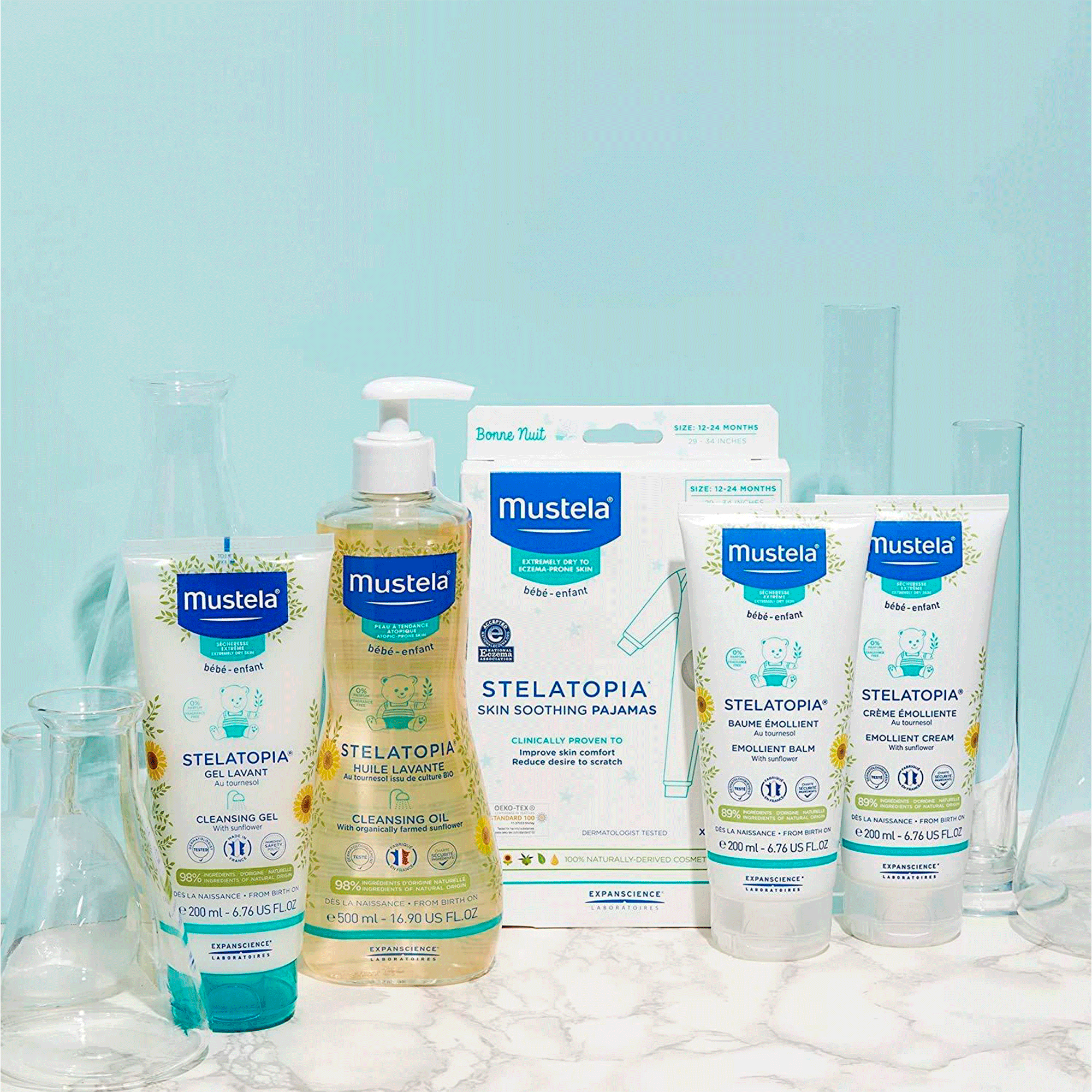 Очищающий гель для сухой и атопической кожи Mustela Stelatopia Cleansing Gel