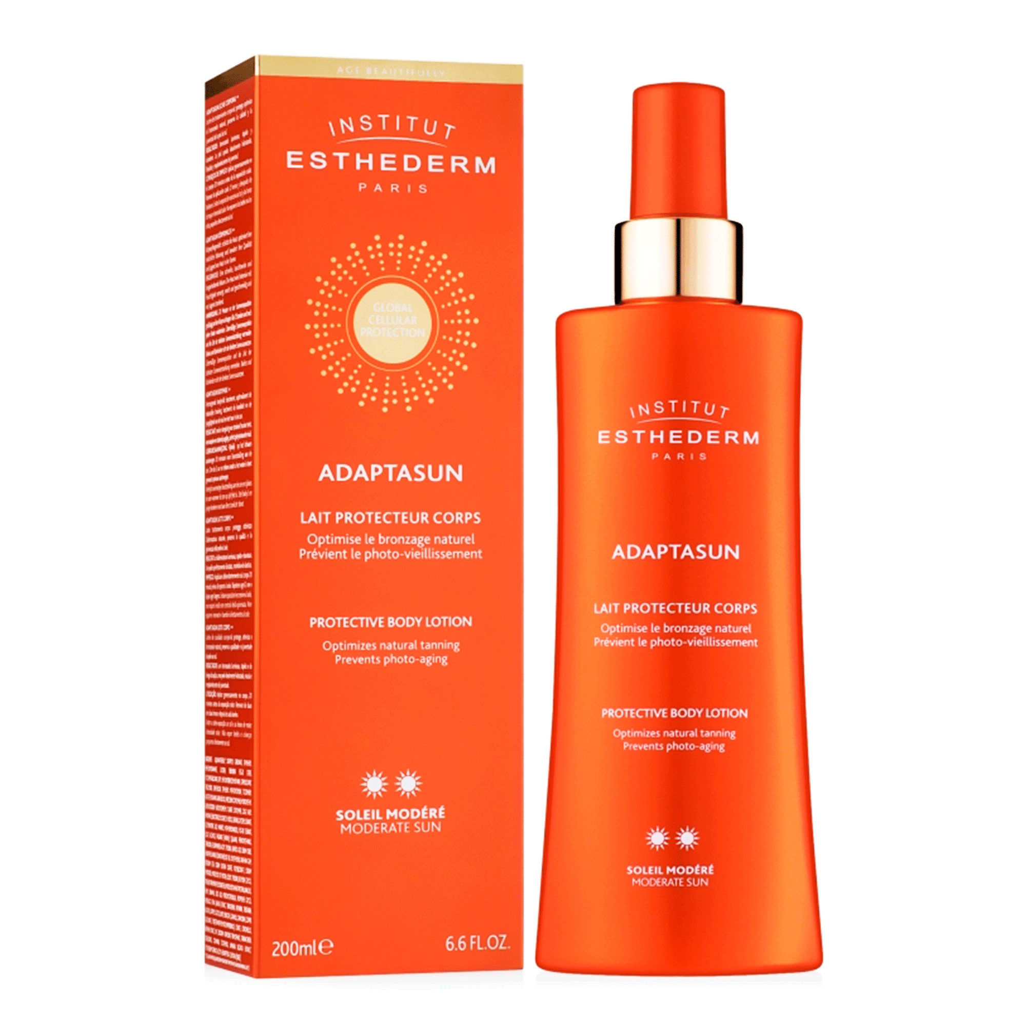 Лосьон для тела  Institut Esthederm Body Milk Moderate Sun