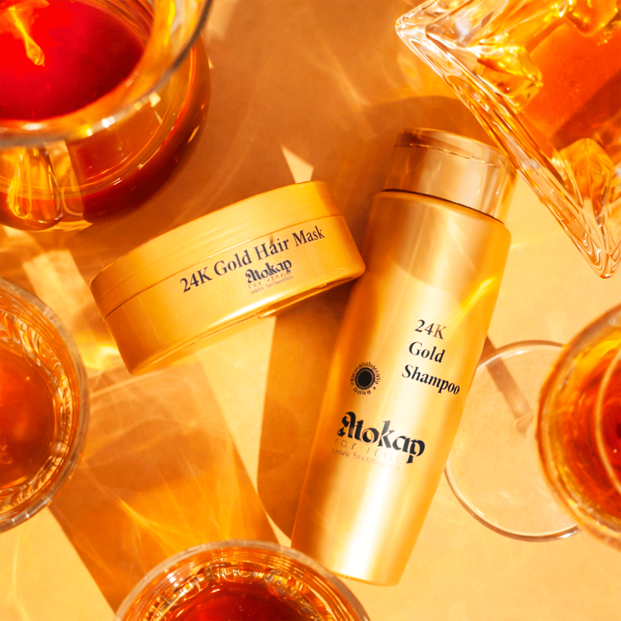 Маска для волосся «Золота» Eliokap Top Level 24K Gold Hair Mask