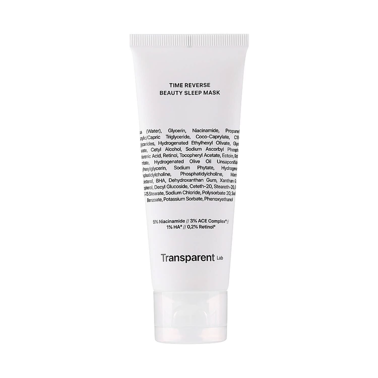 transparent lab time reverse beauty sleep mask цена